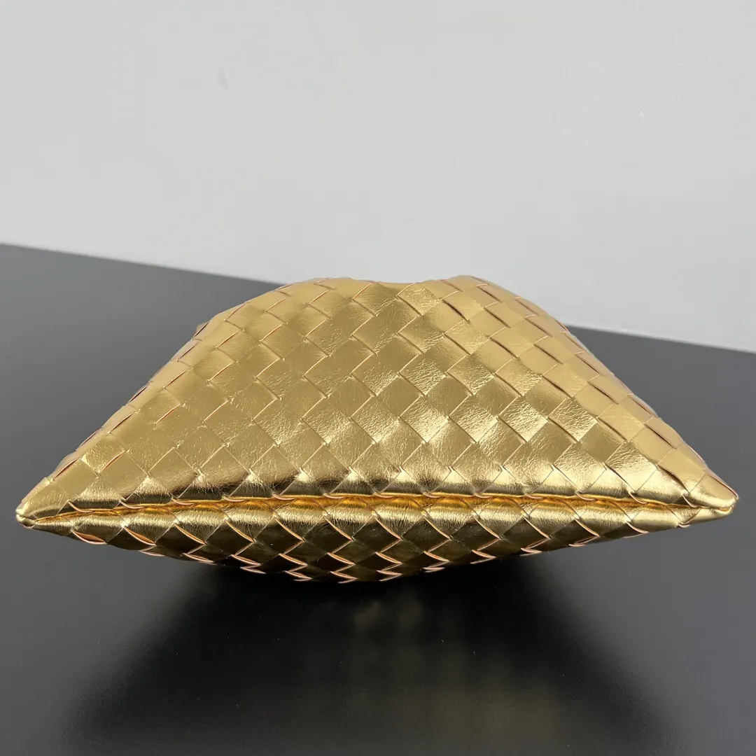 Bottega Veneta 金色 牛皮 腋下包 復古腋下背款