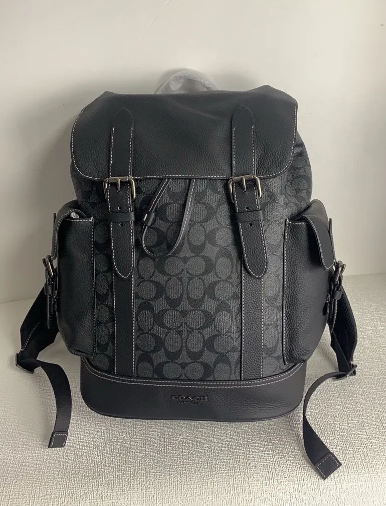 Coach 老花 纯 十月 男士经 雙肩包 实用雙肩款