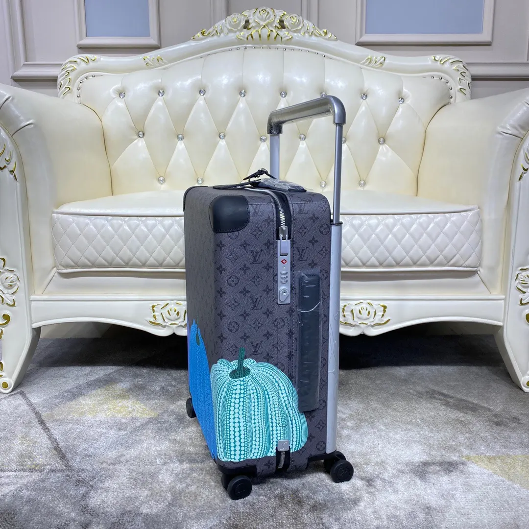 拉杆箱旅行箱 变色皮 海关锁 万向轮 鋁制宽拉杆時尚 行李箱 旅行拉杆款 輕便出行款