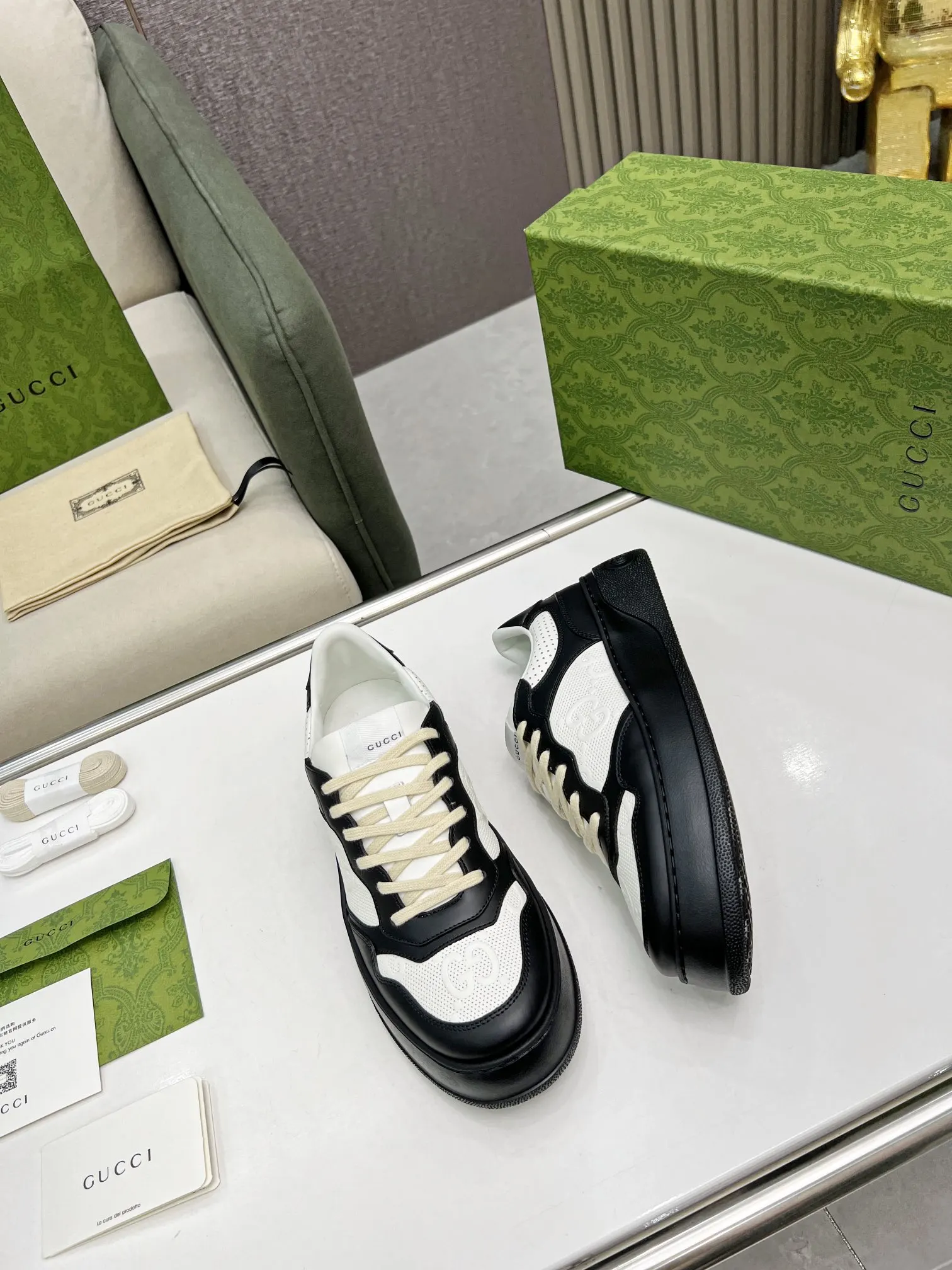 Gucci Logo休闲运动鞋