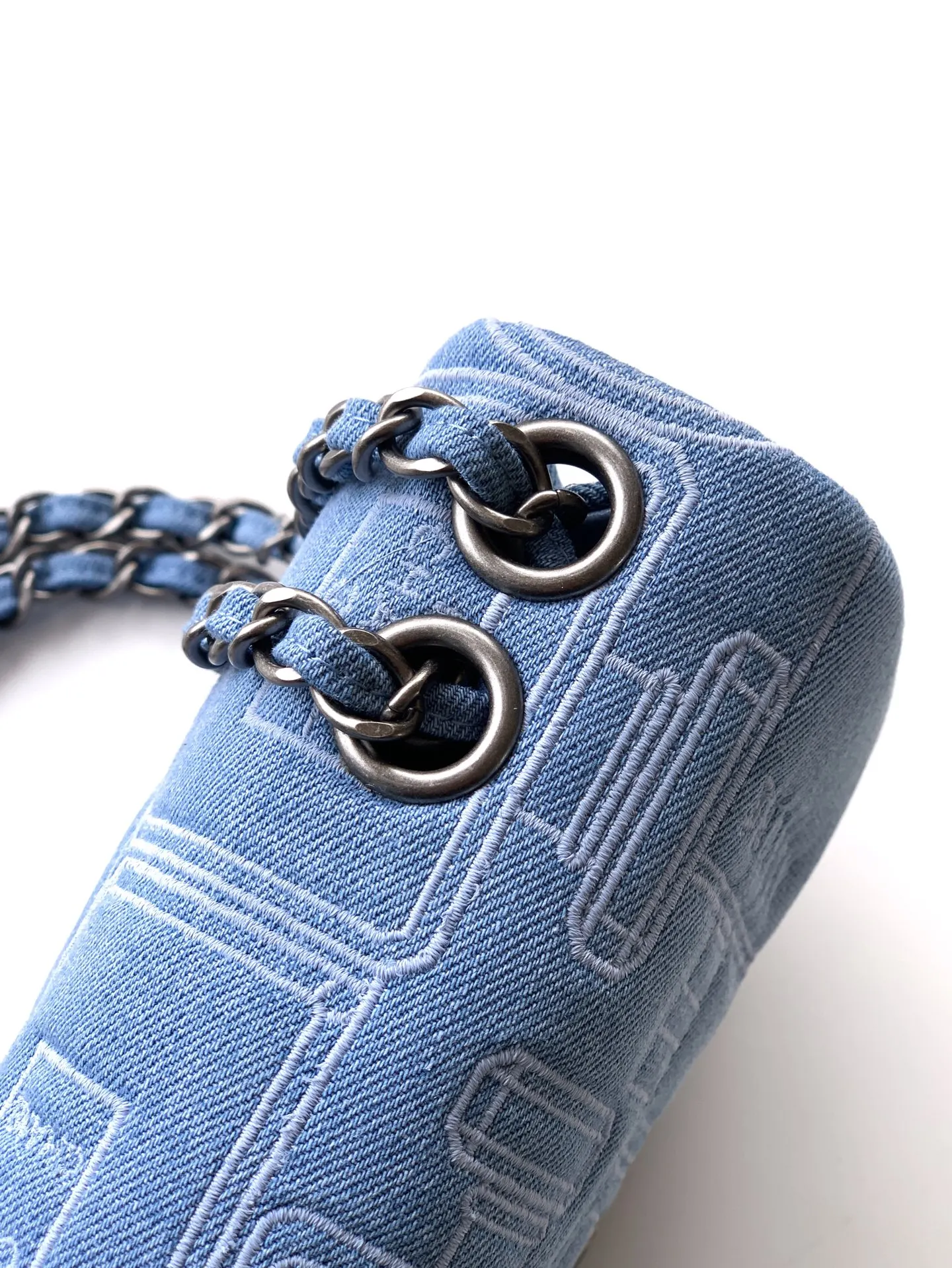 Blue Chain Bag