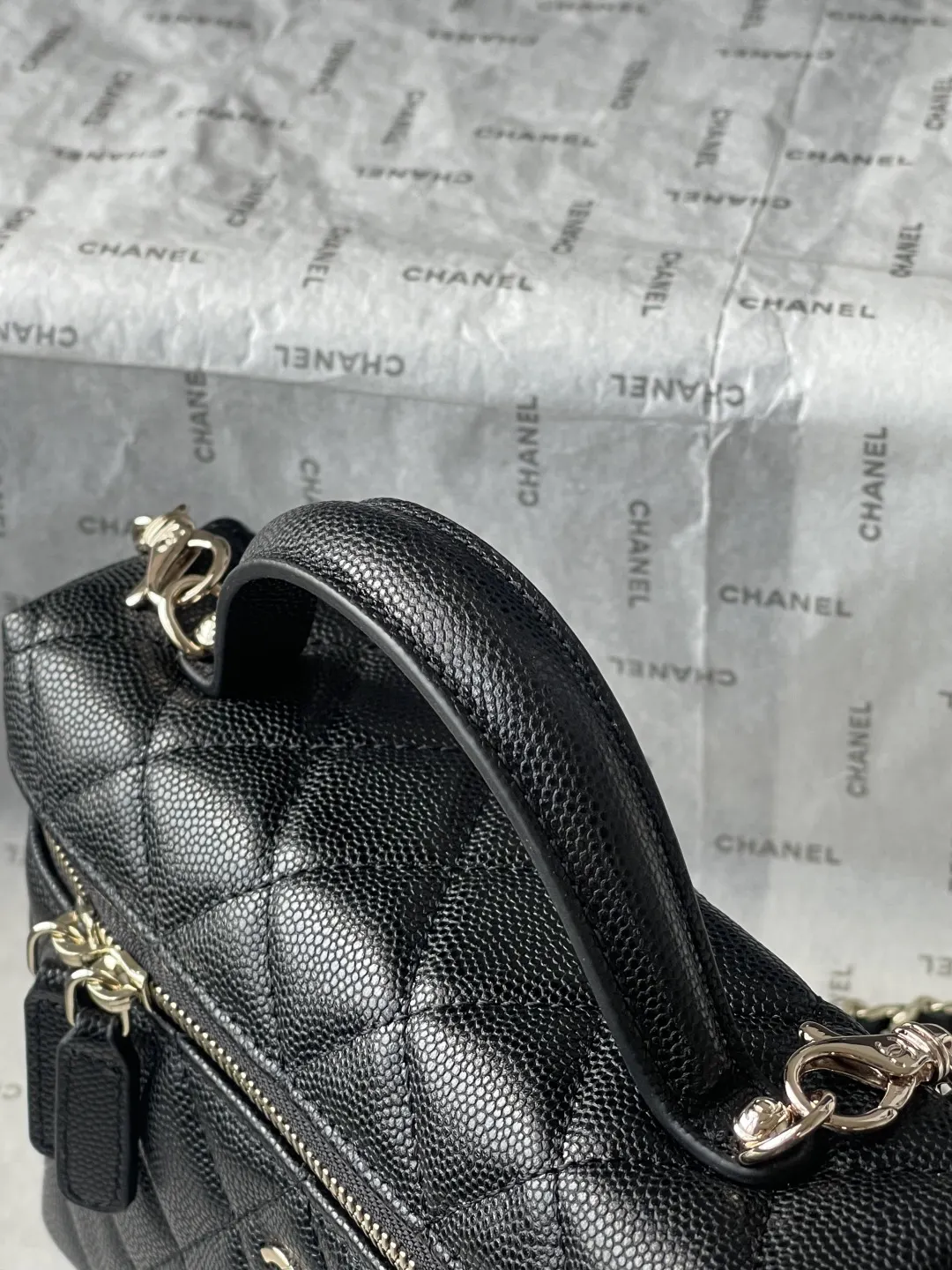 Gold Chain Bag Leather