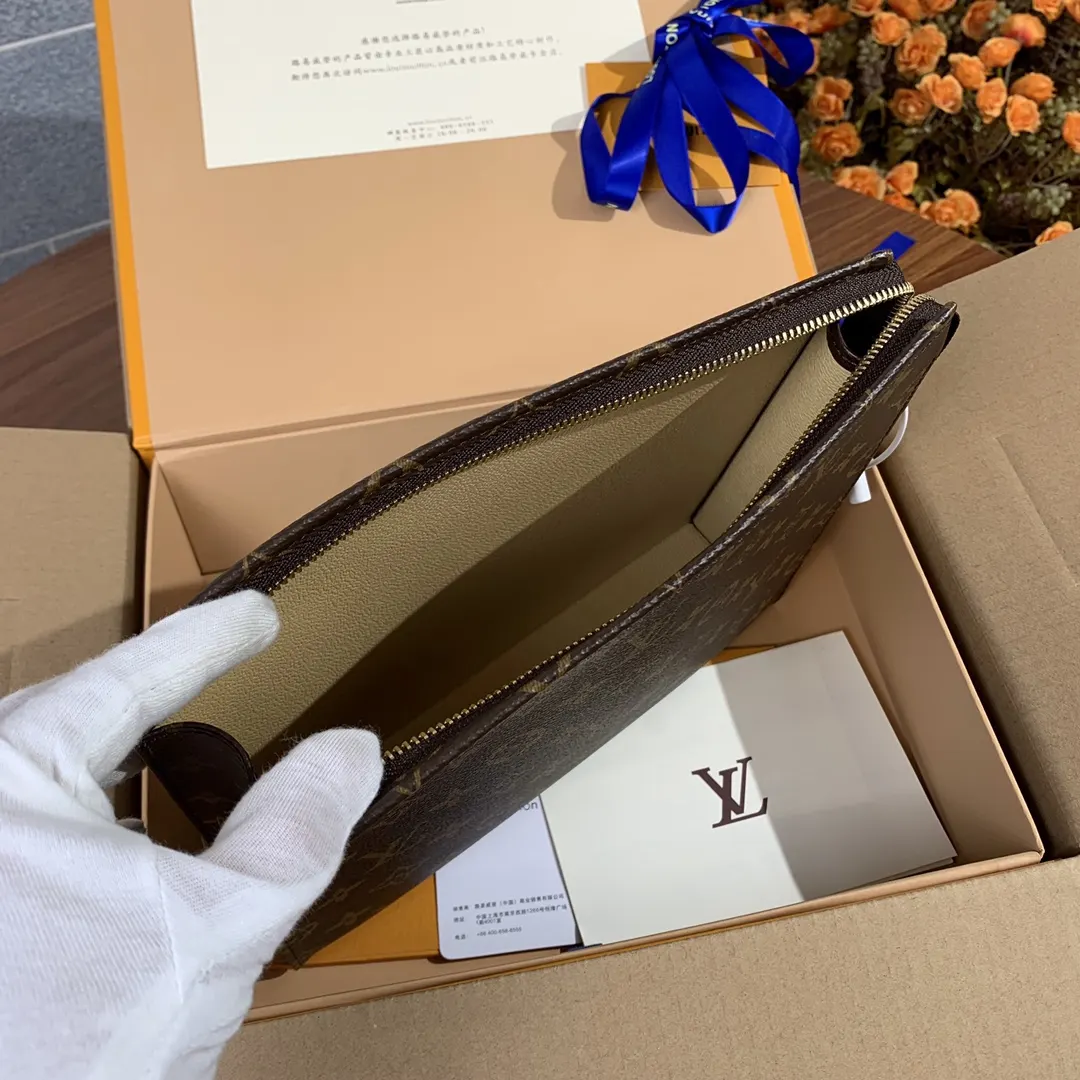 老花 帆布 化妝包 便携收納款