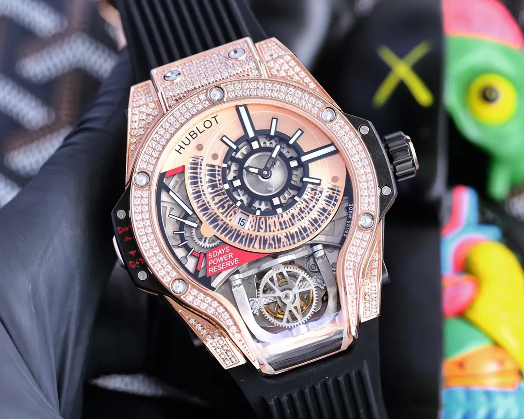 紅色 批 恒 宝 HUBLOT 魔兽MP系列 手錶 經典腕表款
