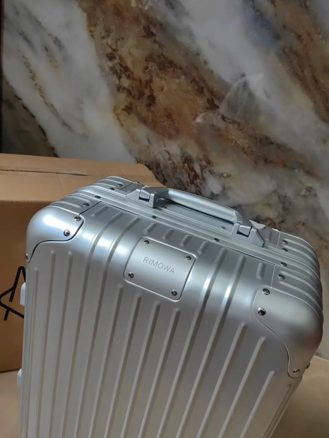 Rimowa Black Gray Suitcase Travel Lightweight