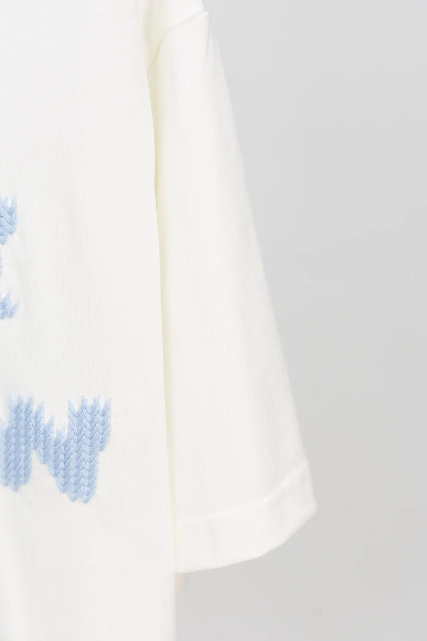 Louis Vuitton Blue Embroidered T-Shirt