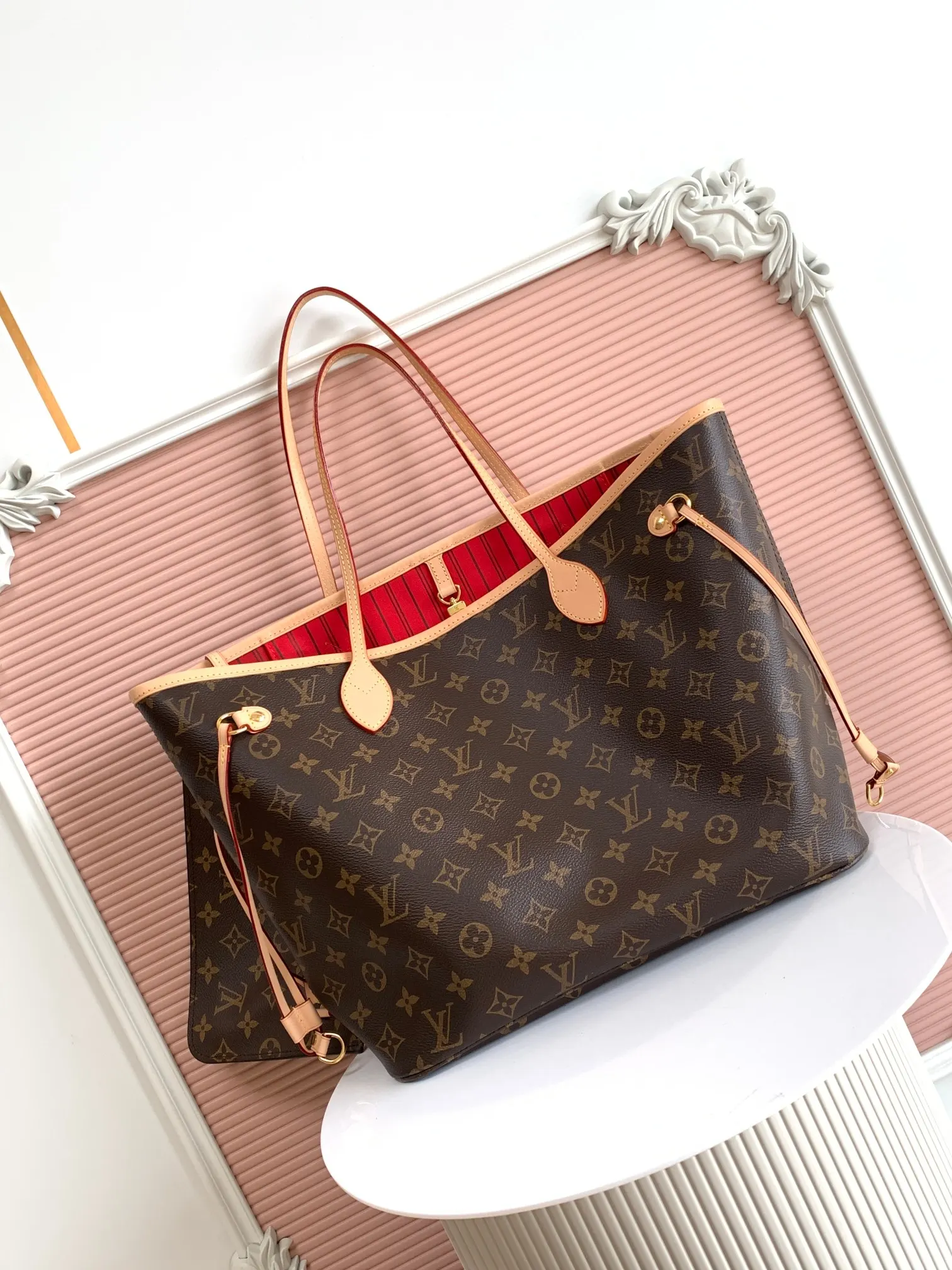 Neverfull 牛皮 托特包 大容量托特款