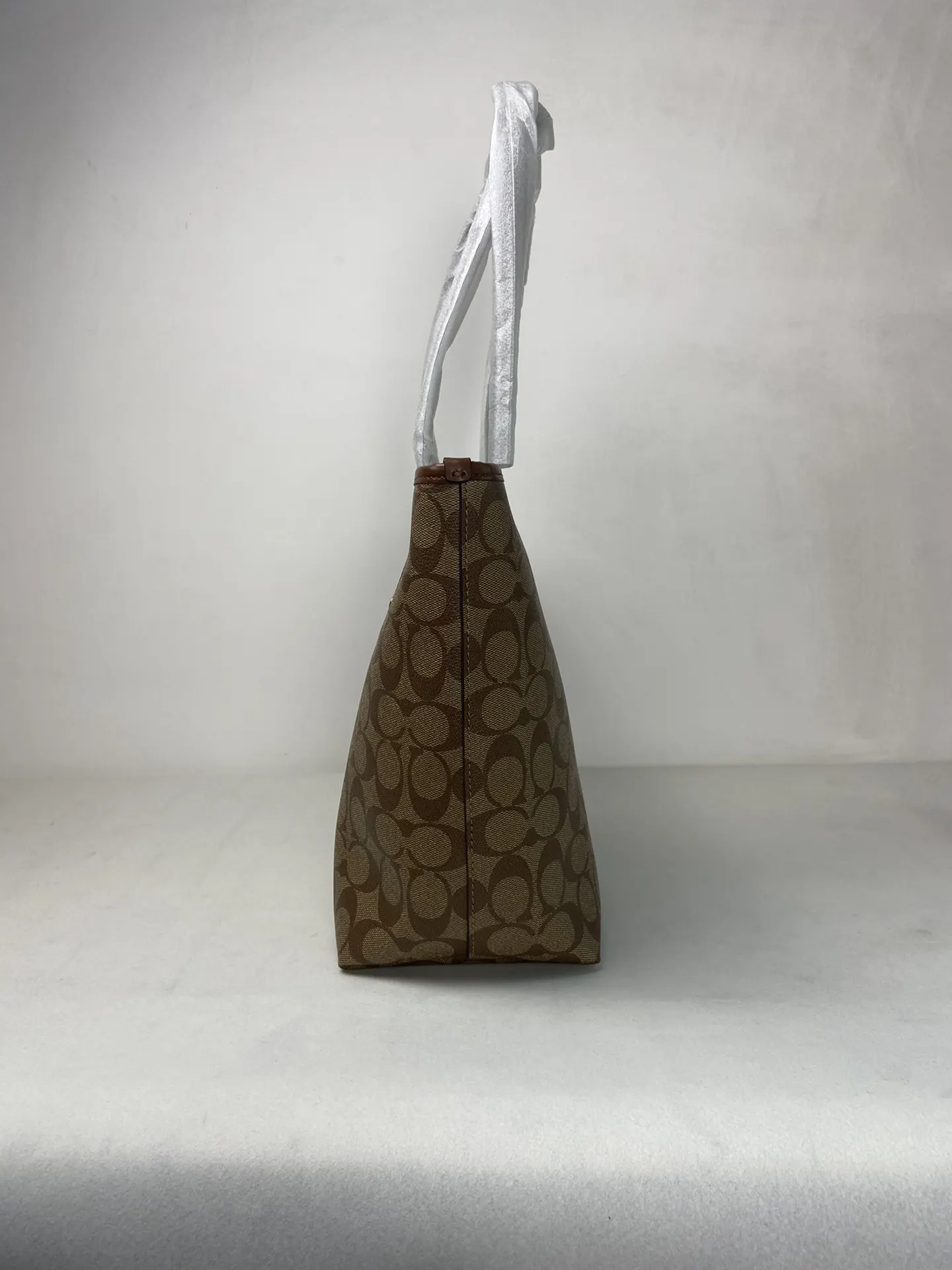 Monogram Tote Bag Leather