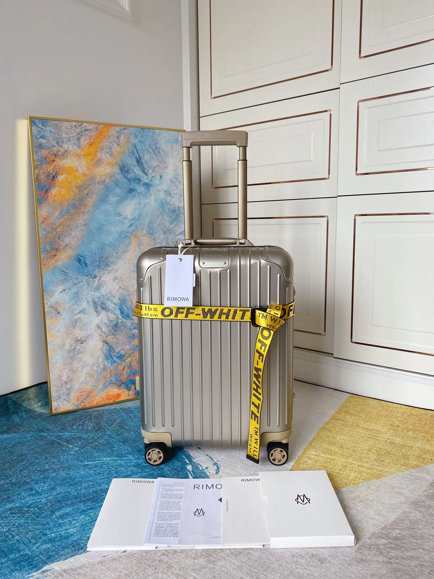 Black Blue Suitcase Travel Lightweight