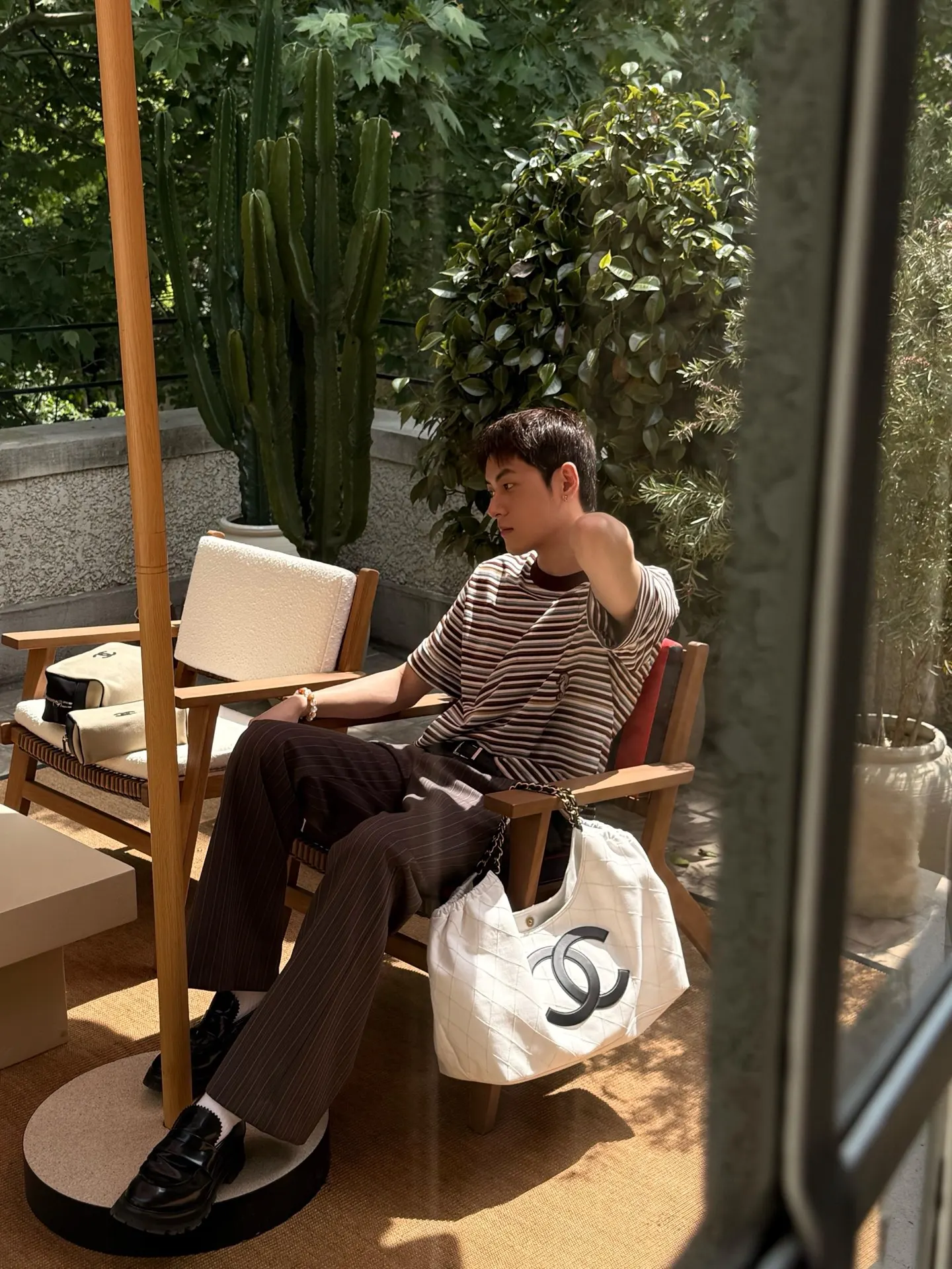 Chanel Black White Tote Bag