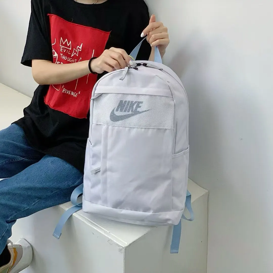 黑色 白色 高 Nike耐克冷色系双肩包单肩包学生书包 实用双肩款