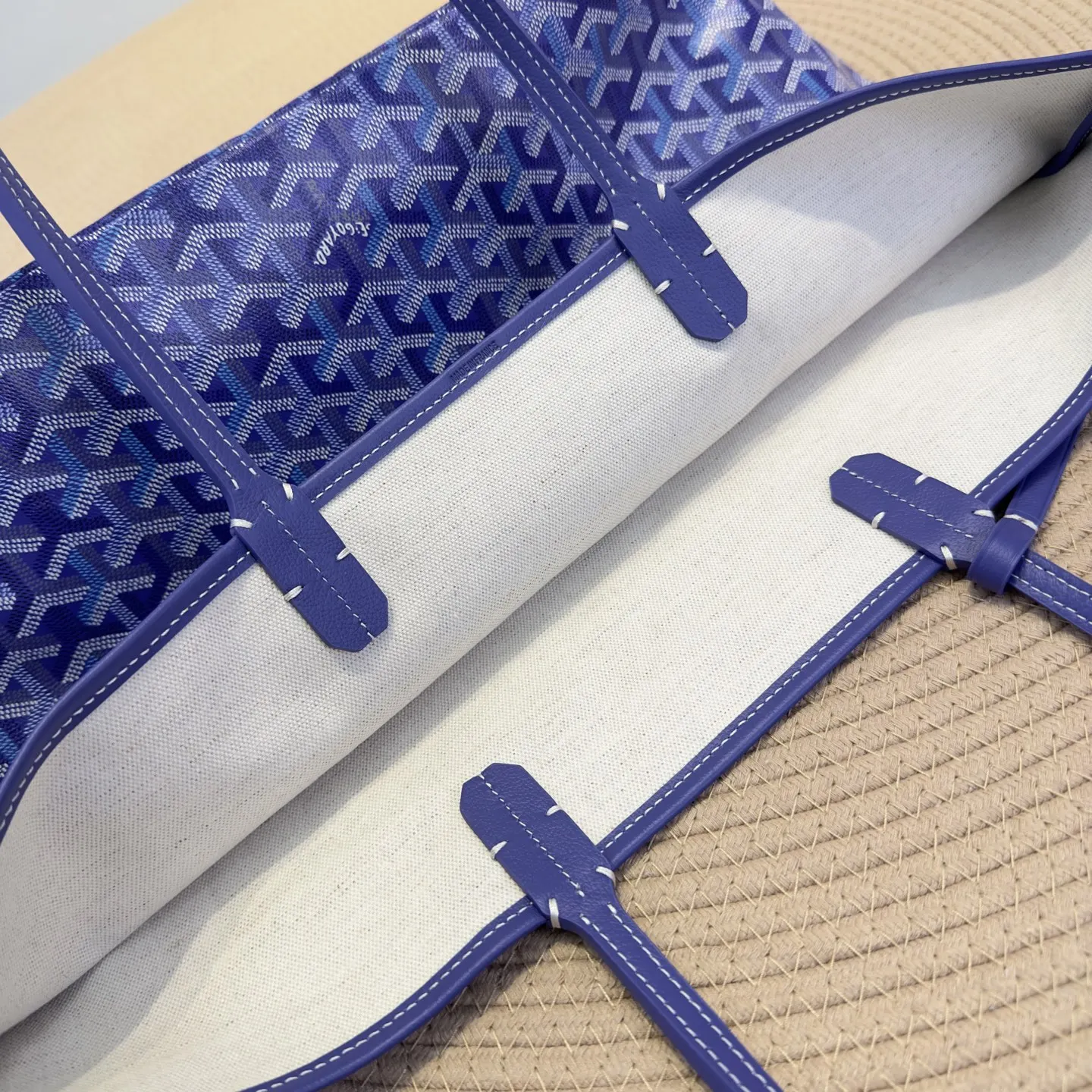 Goyard 托特藍莓紫 戈雅Saint Louis托特包 大容量托特款(數字9) Goyard 托特藍莓紫 戈雅Saint Louis托特包 大容量托特款(數字9)