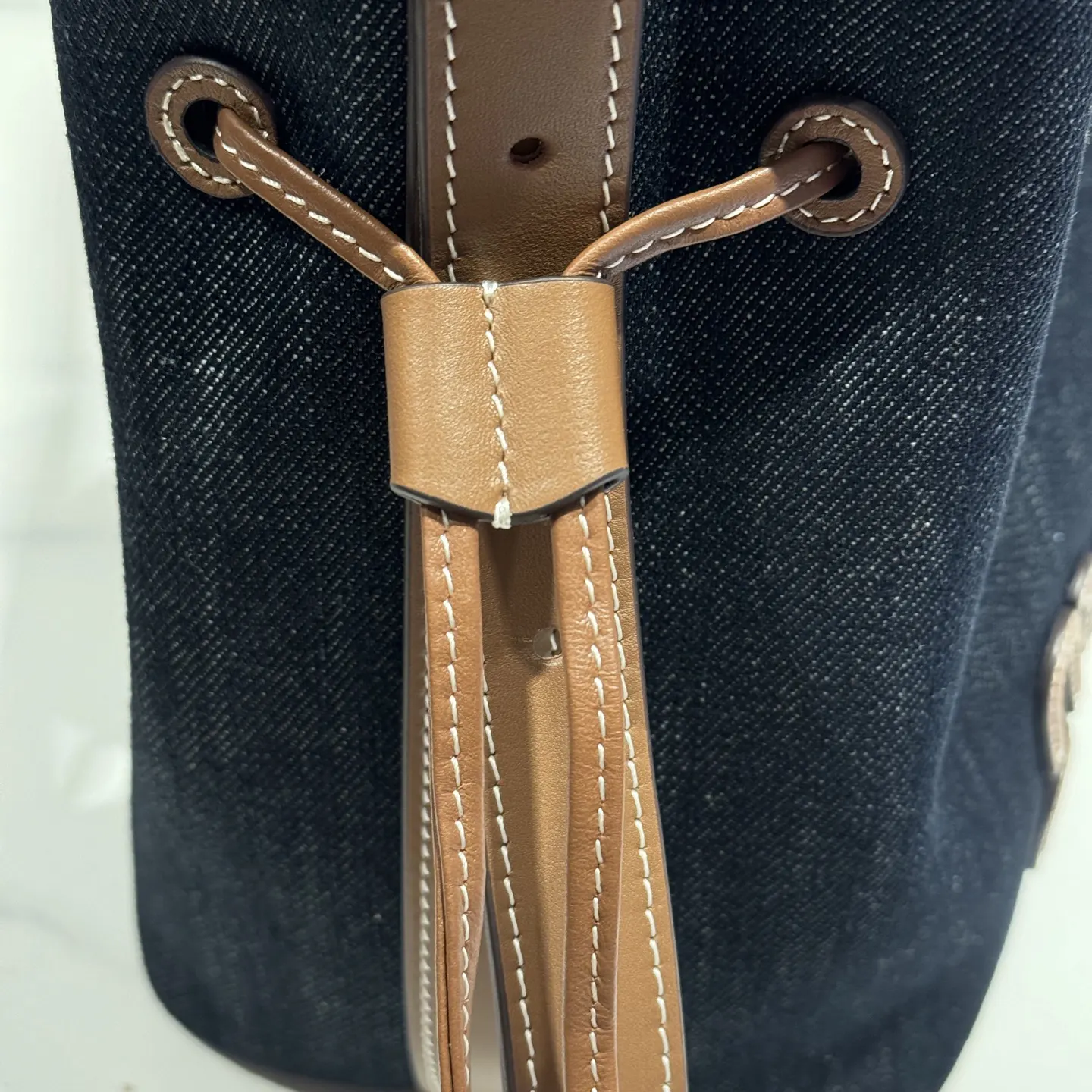 Bucket Bag Casual Leather