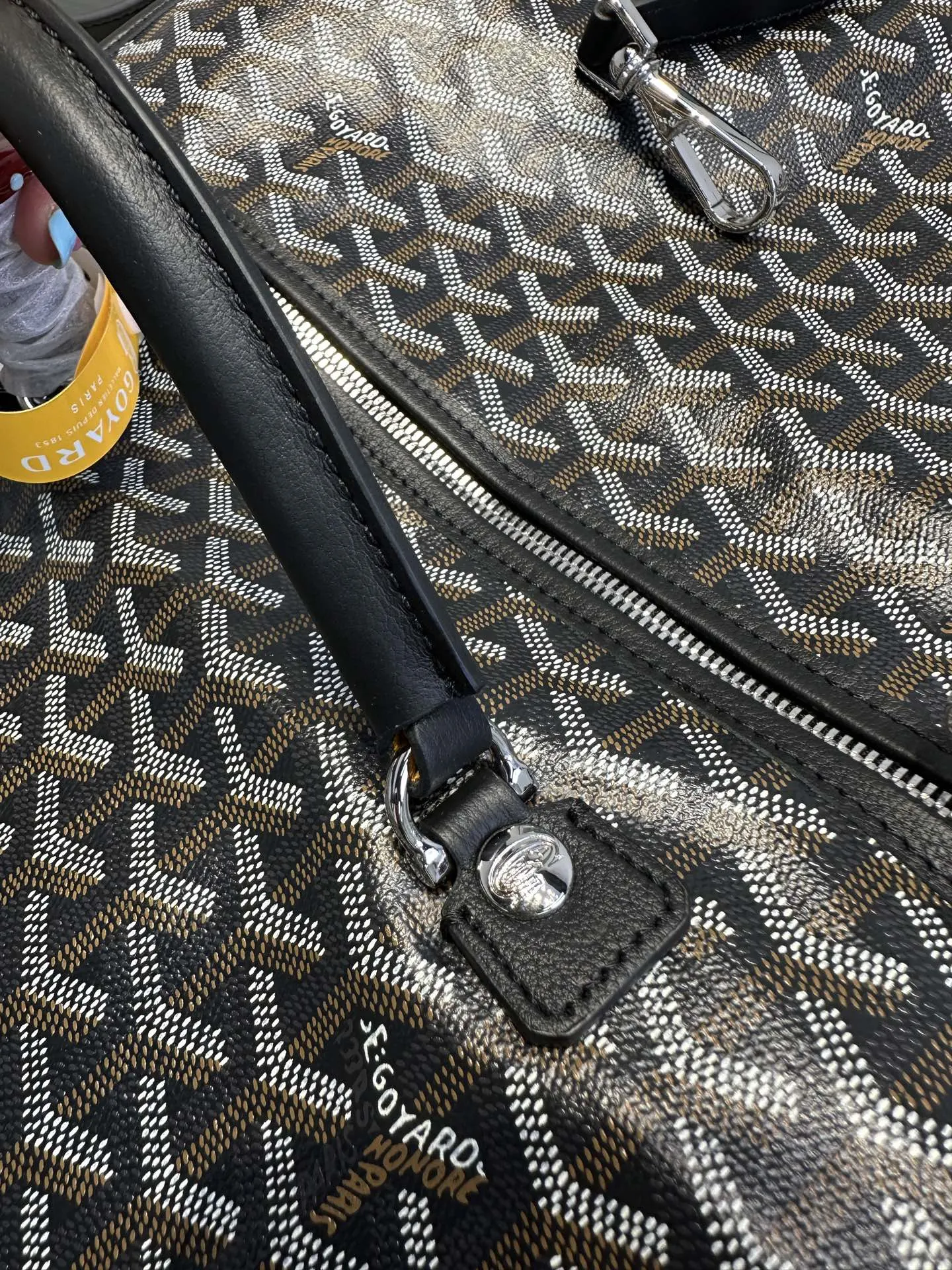 Goyard 黑色 外出旅行时请一定记得带上 Saint Léger 因 旅行袋 大容量旅行款(數字9) Goyard 黑色 外出旅行时请一定记得带上 Saint Léger 因 旅行袋 大容量旅行款(數字9)