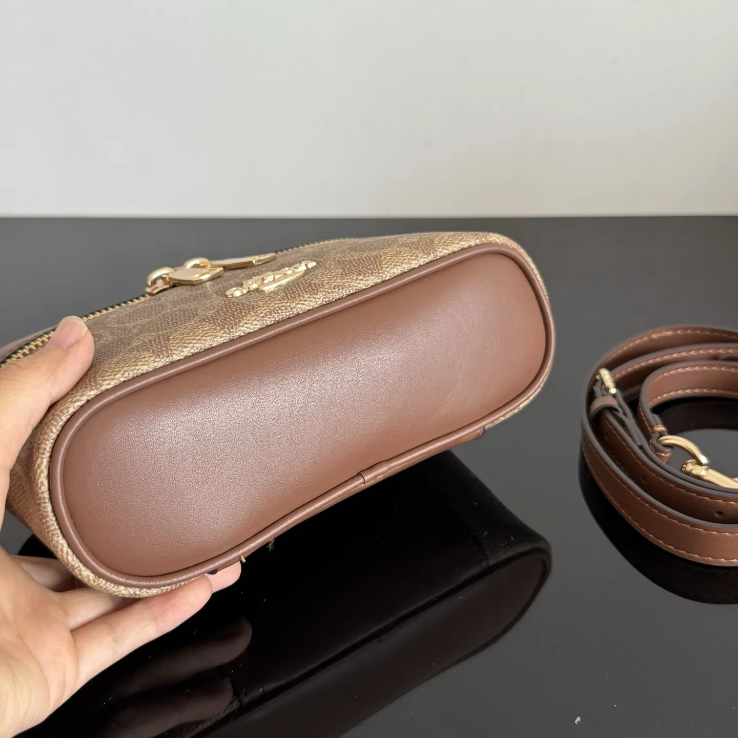 Coach 皮革 Originals 包 的材质选 化妝包 便携收納款