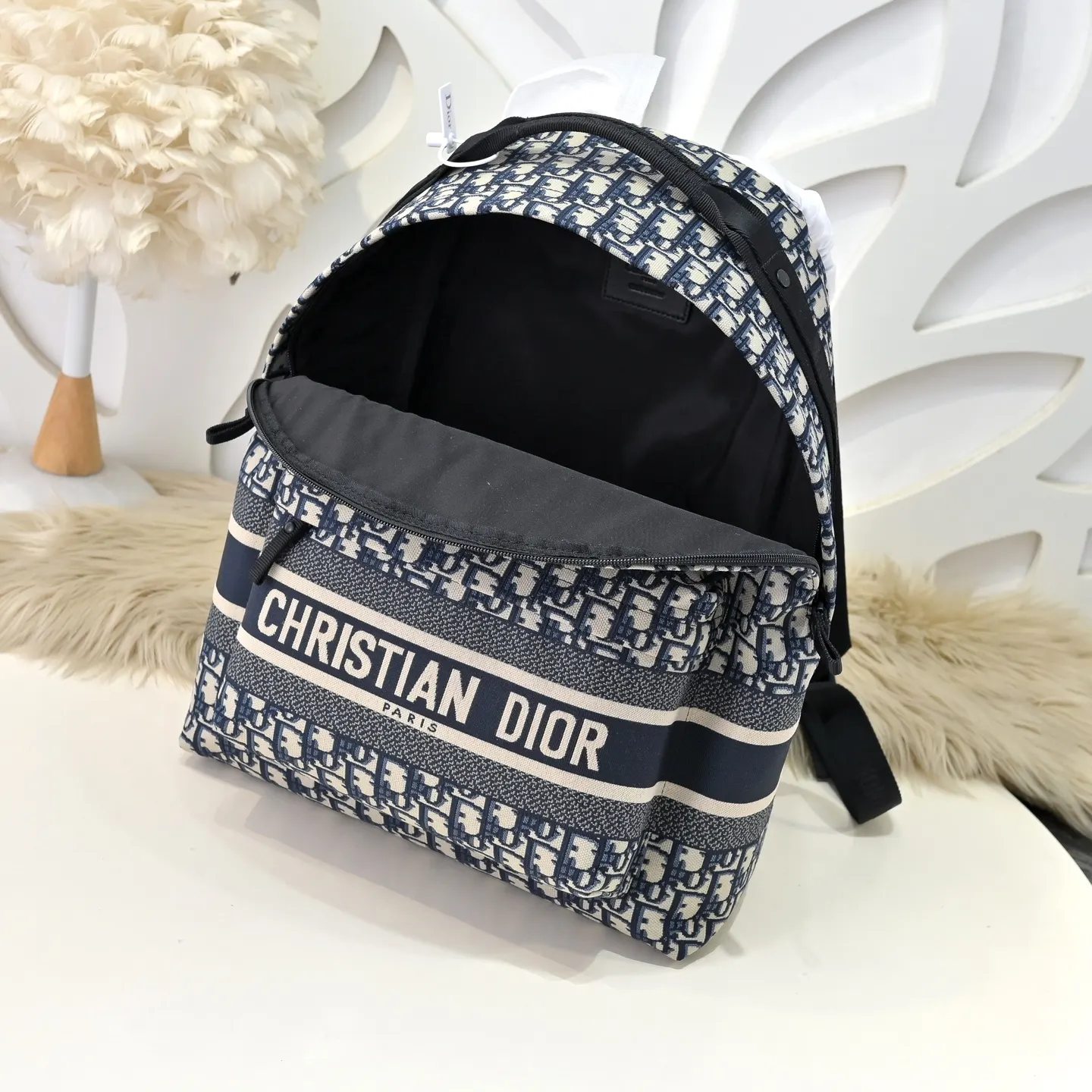 Dior 老花 帆布 Homme TRAVEL老花雙肩背包 雙肩包 实用雙肩款