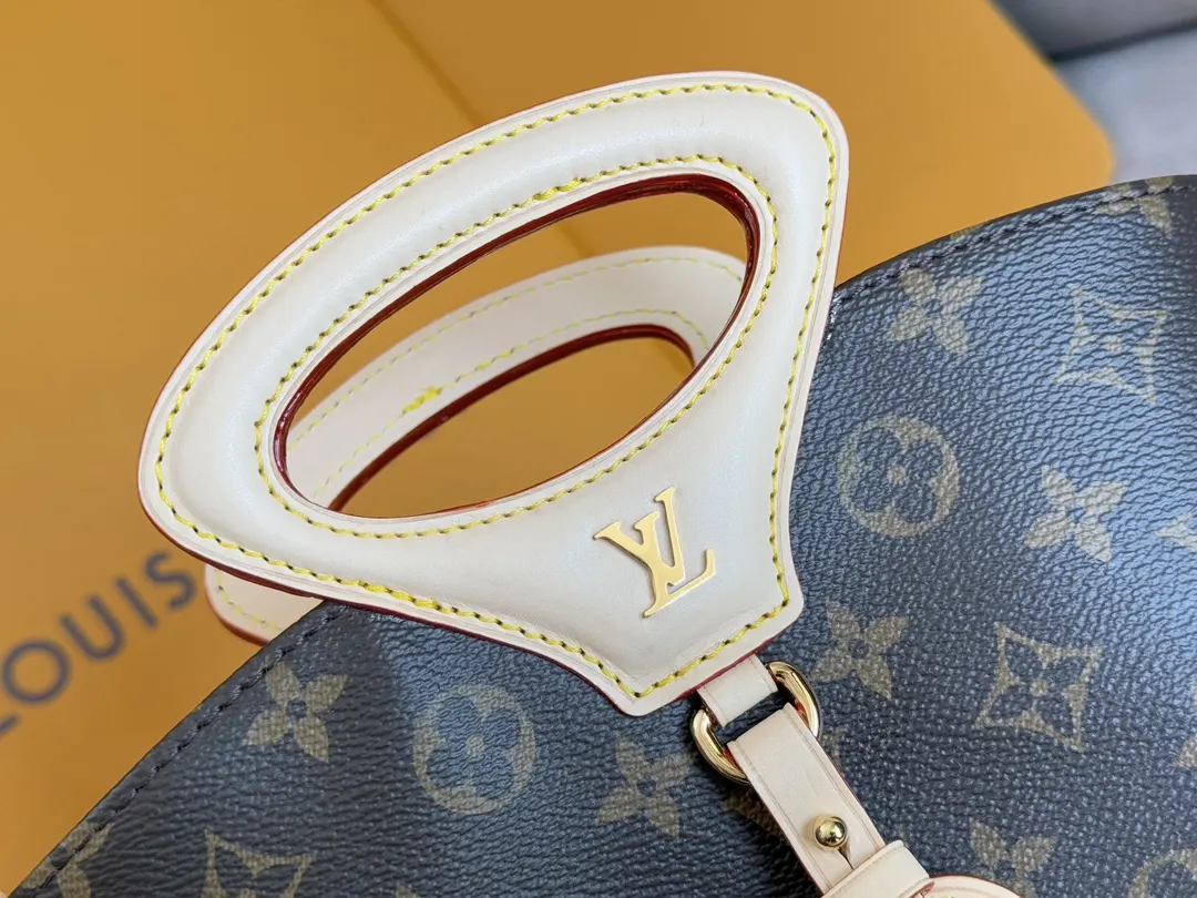 LV 老花 帆布 RIVAGE BB 手袋 水桶包 休闲水桶款