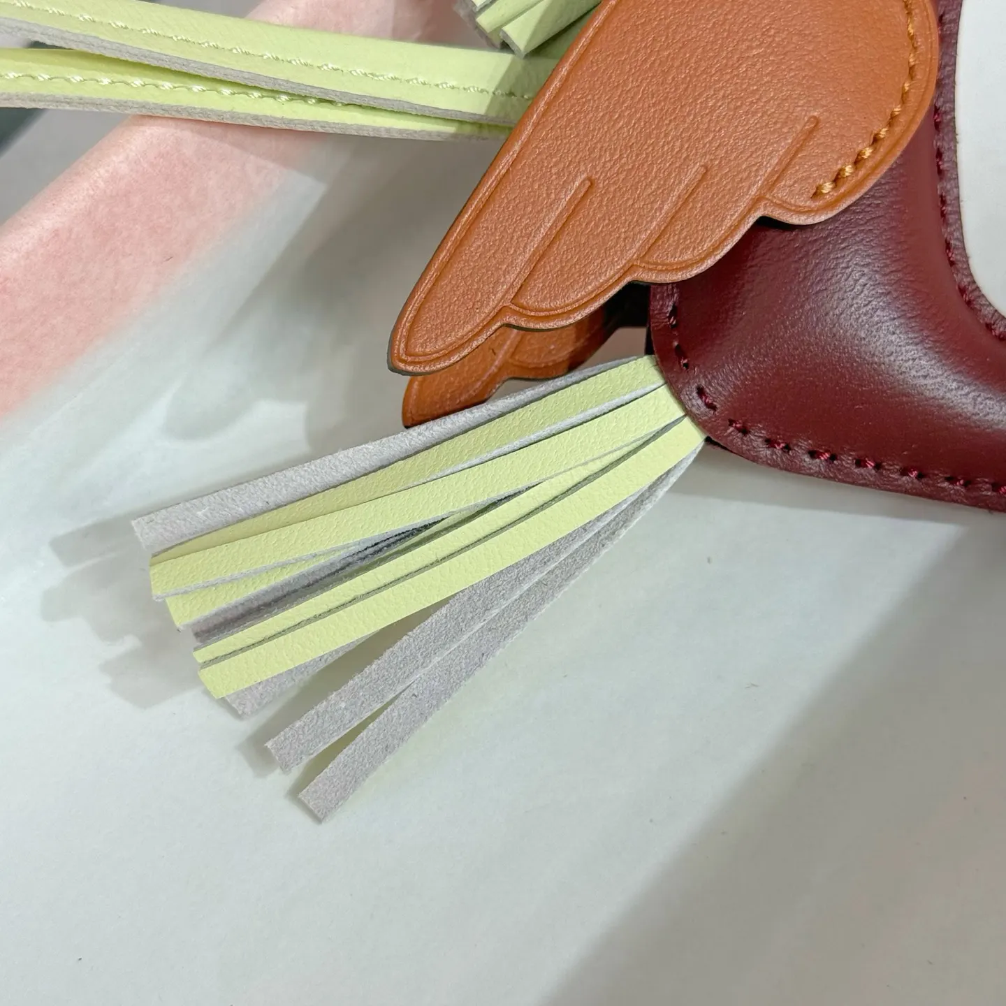 Hermès 小羊皮 挂件 精致配饰 吊坠