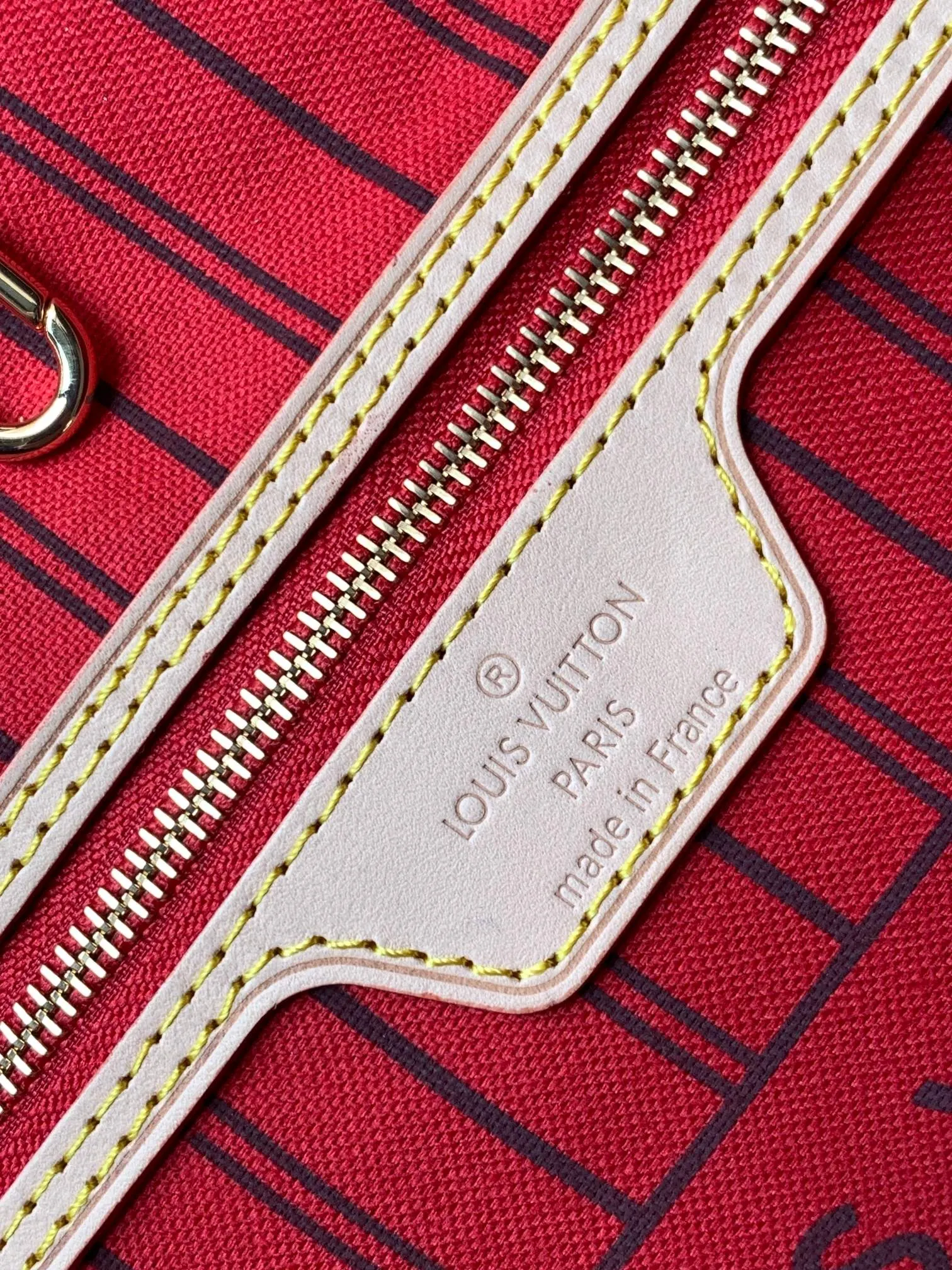 Louis Vuitton Gold Monogram Clutch Bag Leather