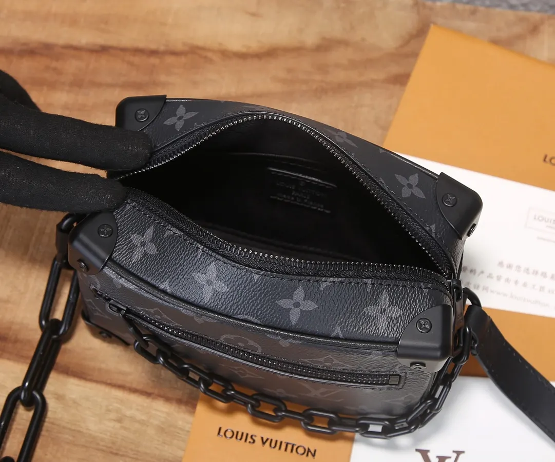 黑色 牛皮 动态 开发 Virgil Abloh 鏈條包 精致鏈條款