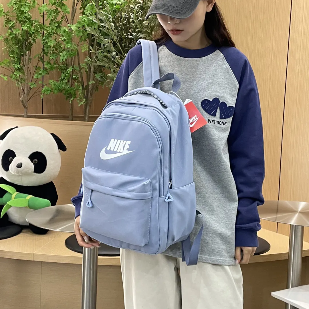 NIKE耐克 男女同款简约百搭休闲校园高中大学 双肩包 实用双肩款
