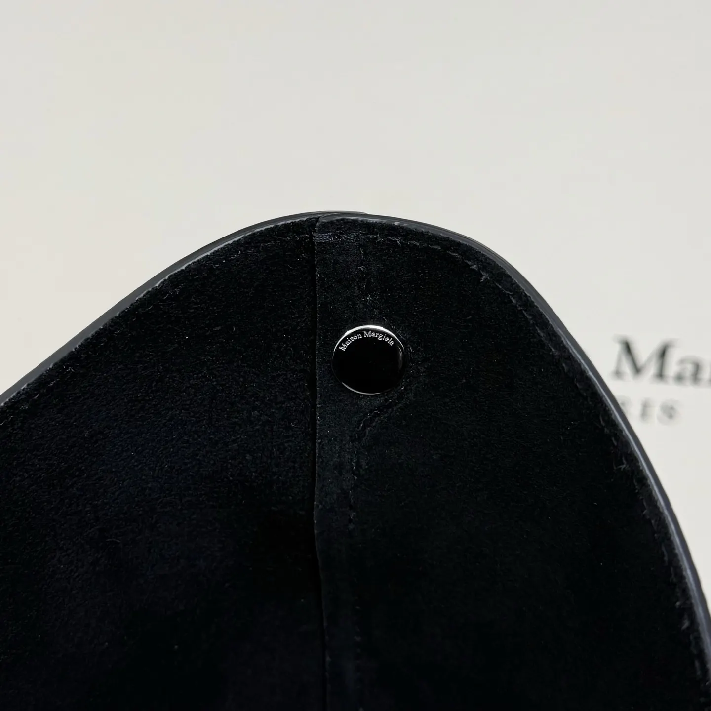 黑色 牛皮 Madison Margiela 托特包 大容量托特款