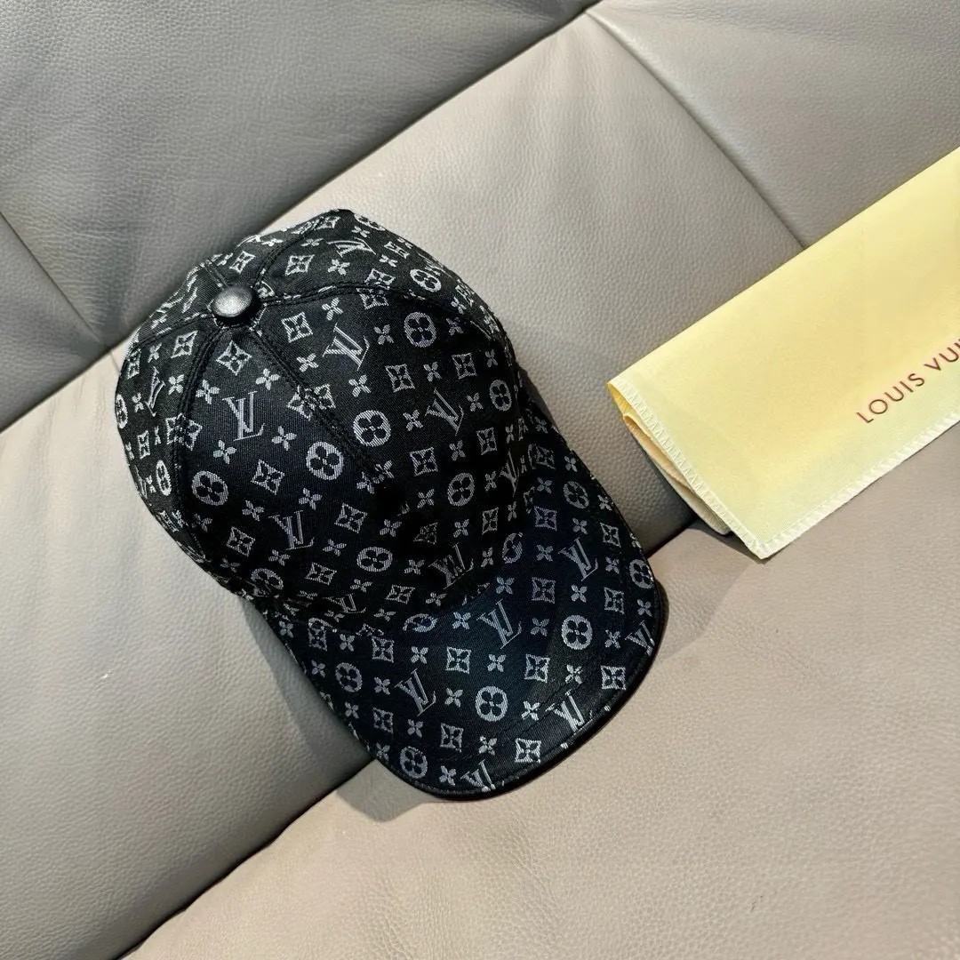 LV 提花 牛皮 棒球帽 日常休闲款
