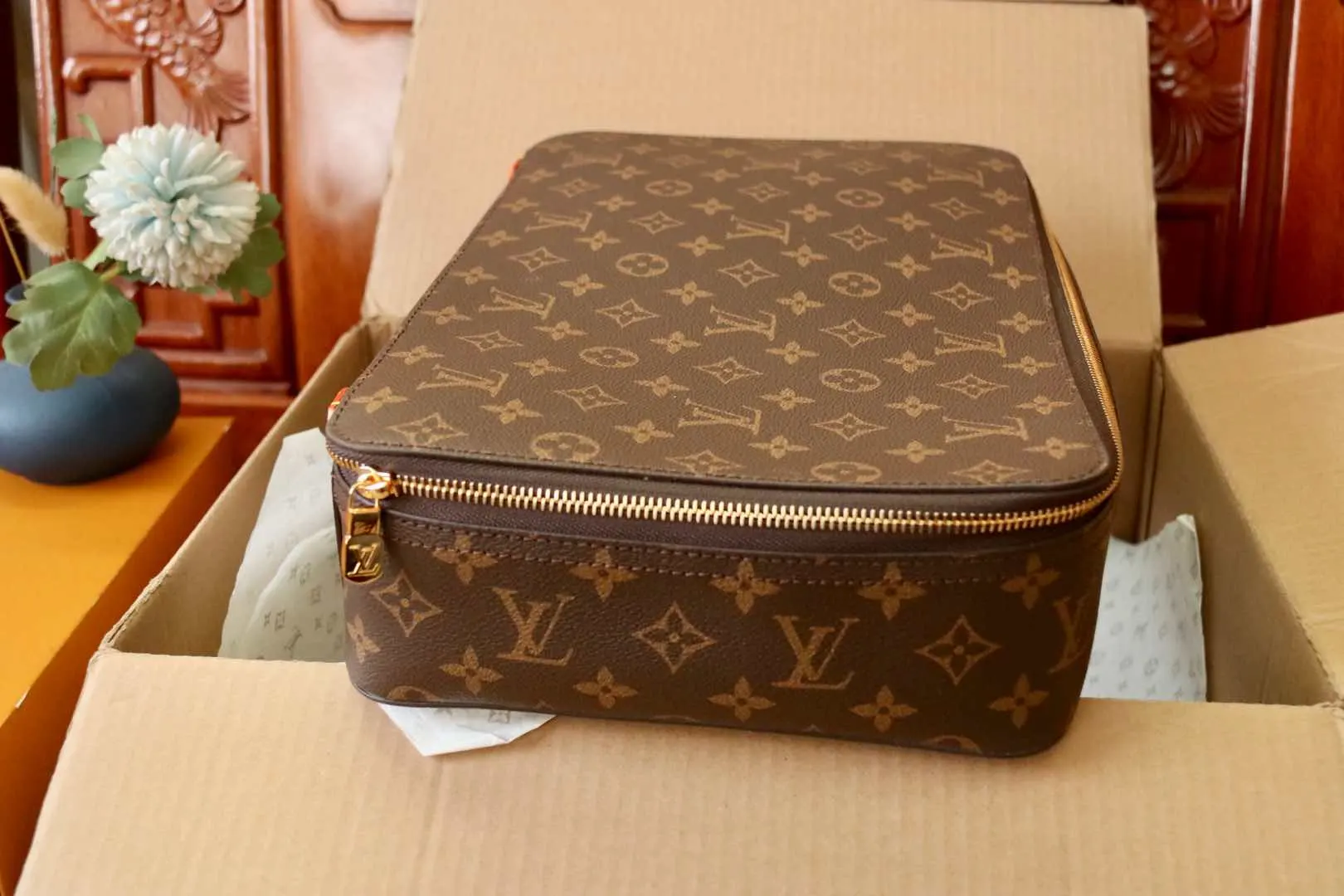 Damier 化妝包 便携收納款