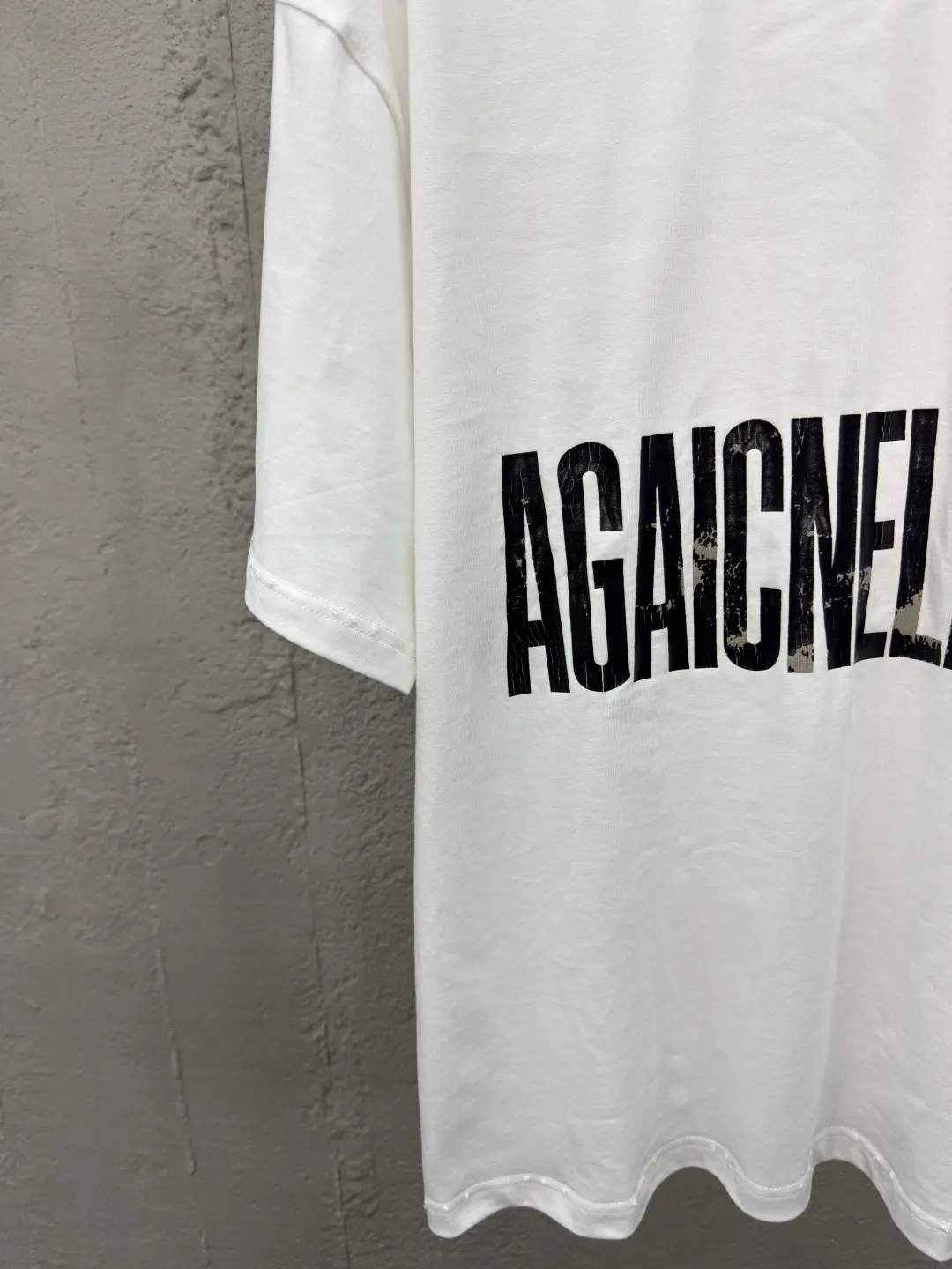 Balenciaga White Cotton Logo Short Sleeve T-Shirt Street