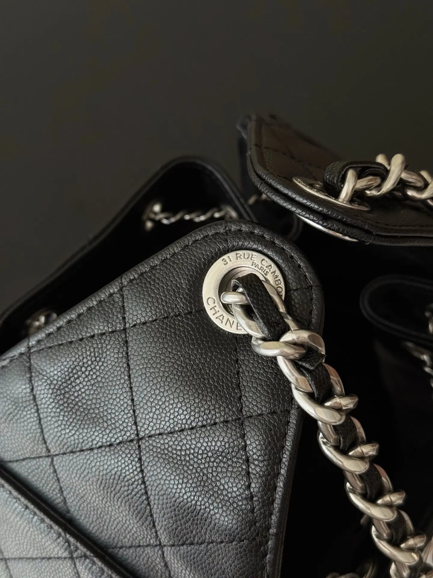 Chanel Hobo Shoulder Bag Vintage Leather