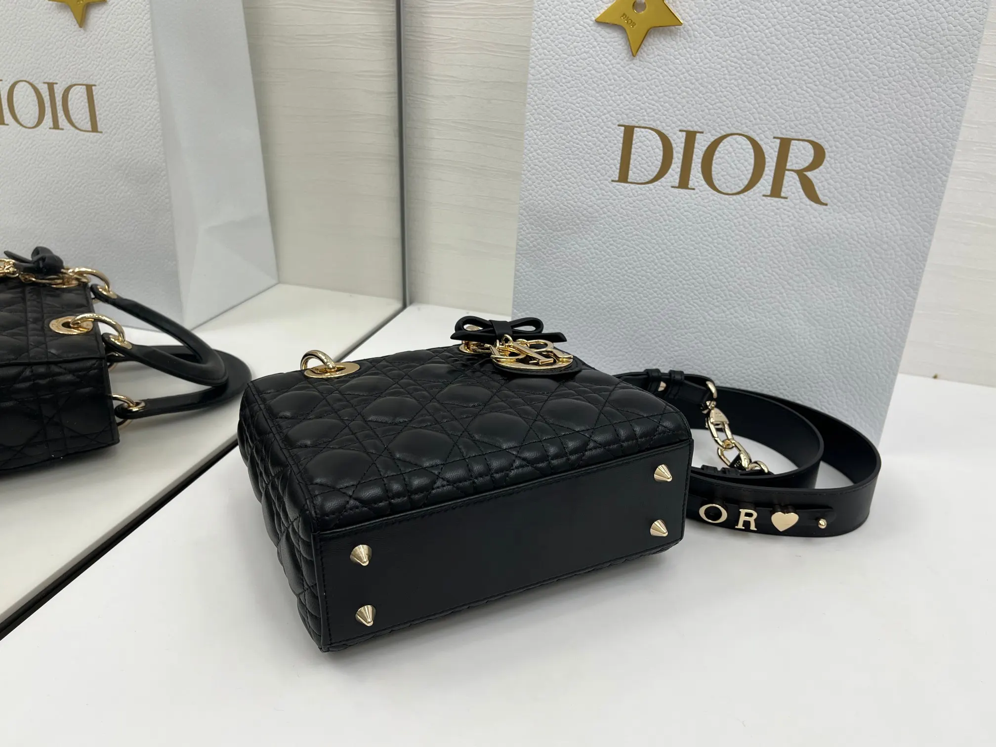 Dior Lady 手提包 黑色