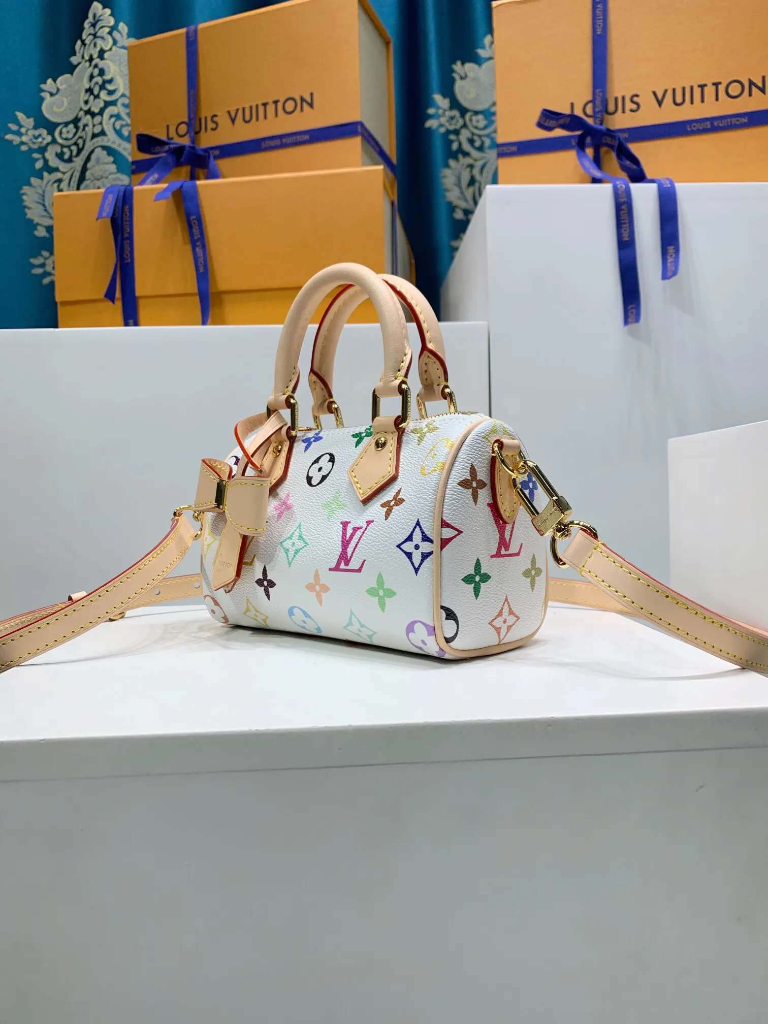 LV Speedy 牛皮 旅行袋 大容量旅行款
