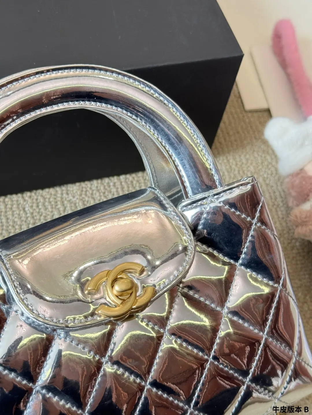 CHANEL Kelly 牛皮 链条包 精致链条款