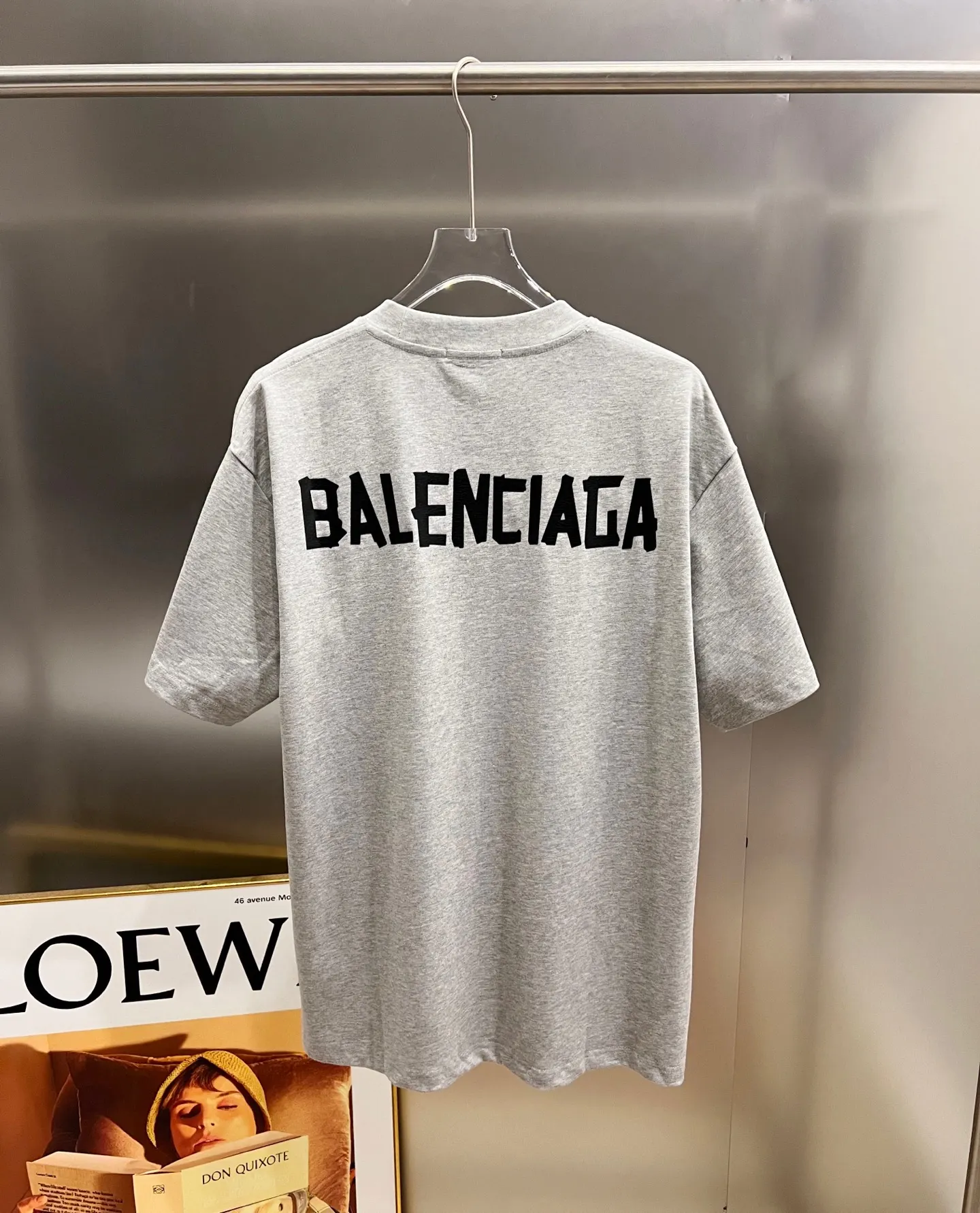 Balenciaga 黑色 純棉 Logo 短袖T恤 宽松休閒(數字2) Balenciaga 黑色 純棉 Logo 短袖T恤 宽松休閒(數字2)