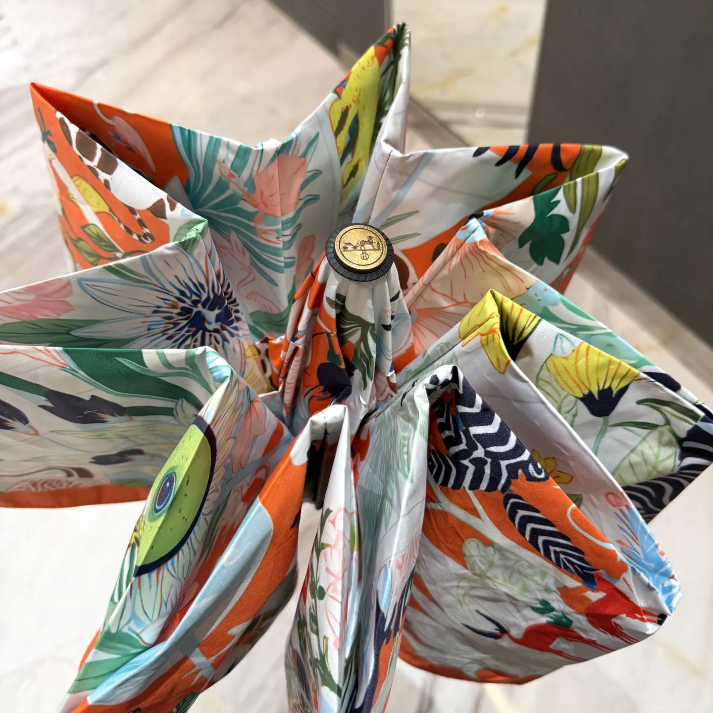 Hermès 黑色 雨伞 精致配飾