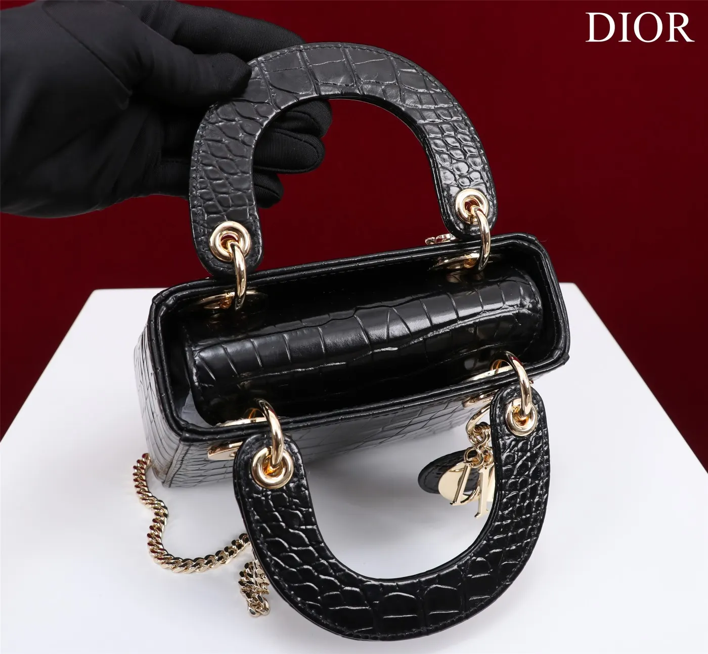 Dior Lady Dior Lady Handbag Top Handle Bag Image 6 Dior Lady Dior Lady Handbag Top Handle Bag Image 6