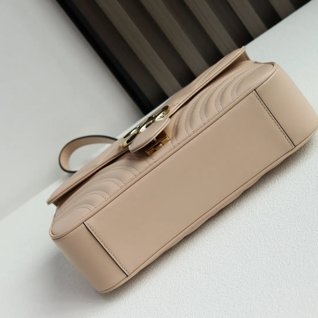 Gucci Marmont 绗缝皮革链条包 单肩斜挎款