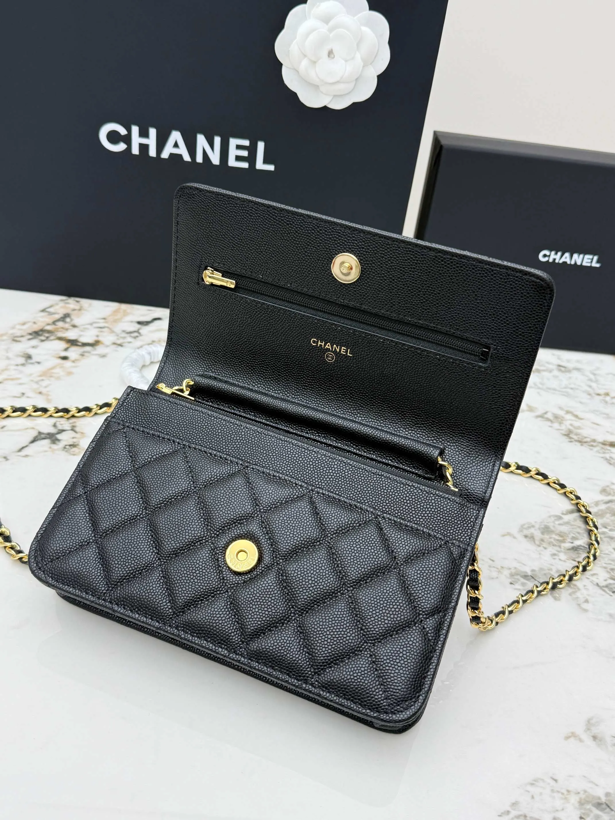 Chanel Chain Bag Leather