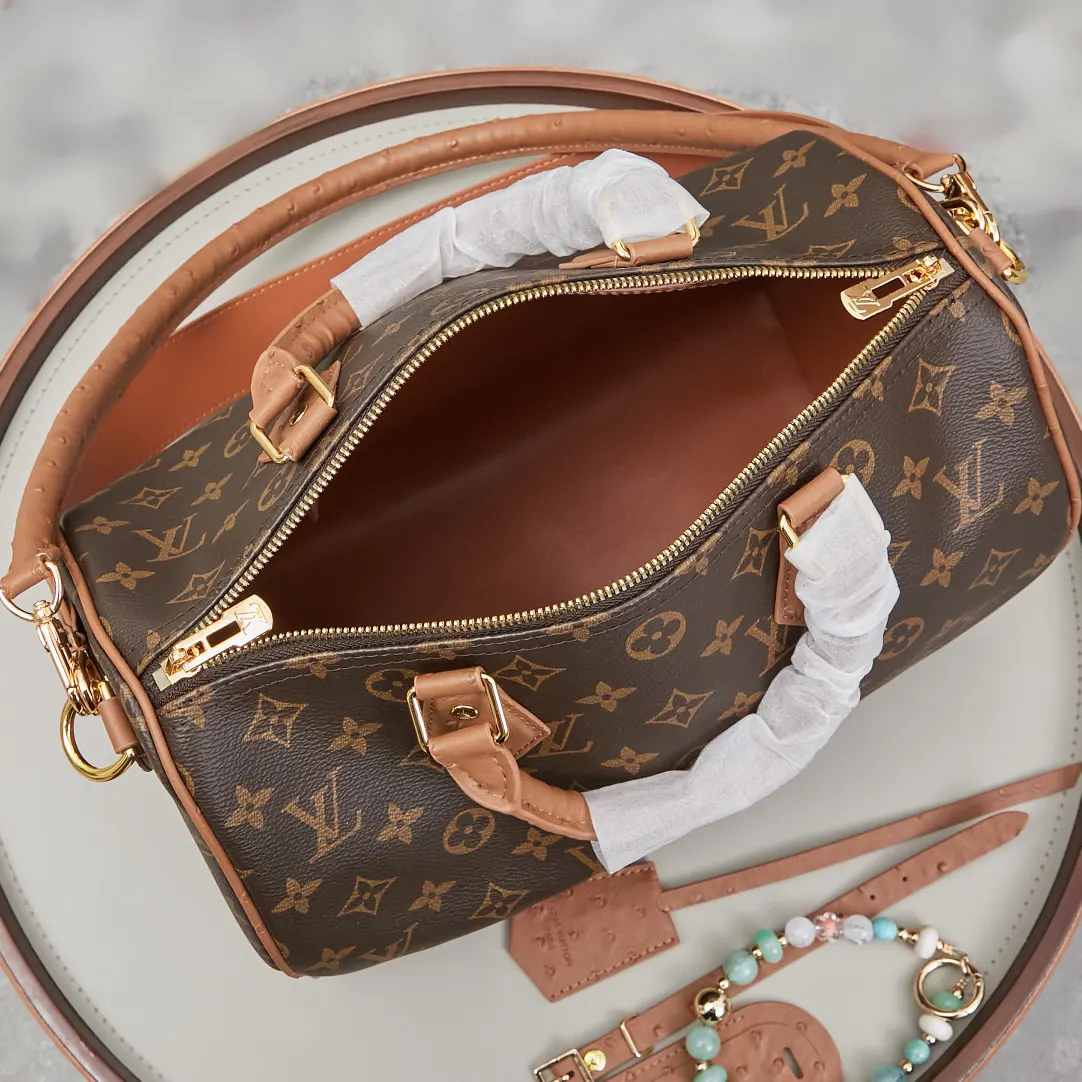 Black Monogram Chain Bag Canvas