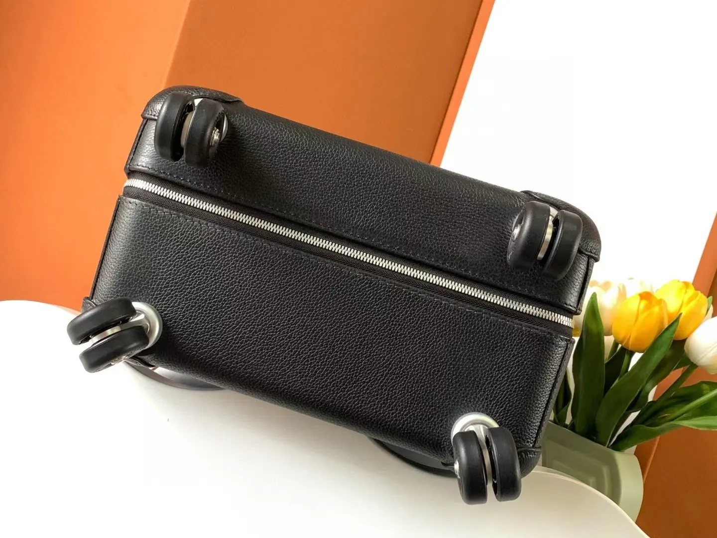 Suitcase Travel Lightweight Leather