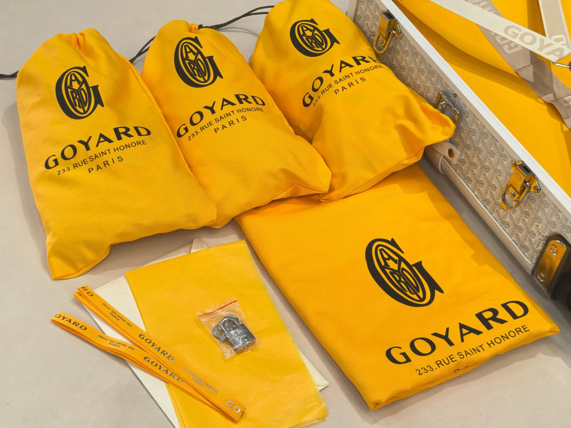 Goyard 戈雅 寸登机箱 全手工精心打造 行李箱 旅行拉杆款 輕便出行款