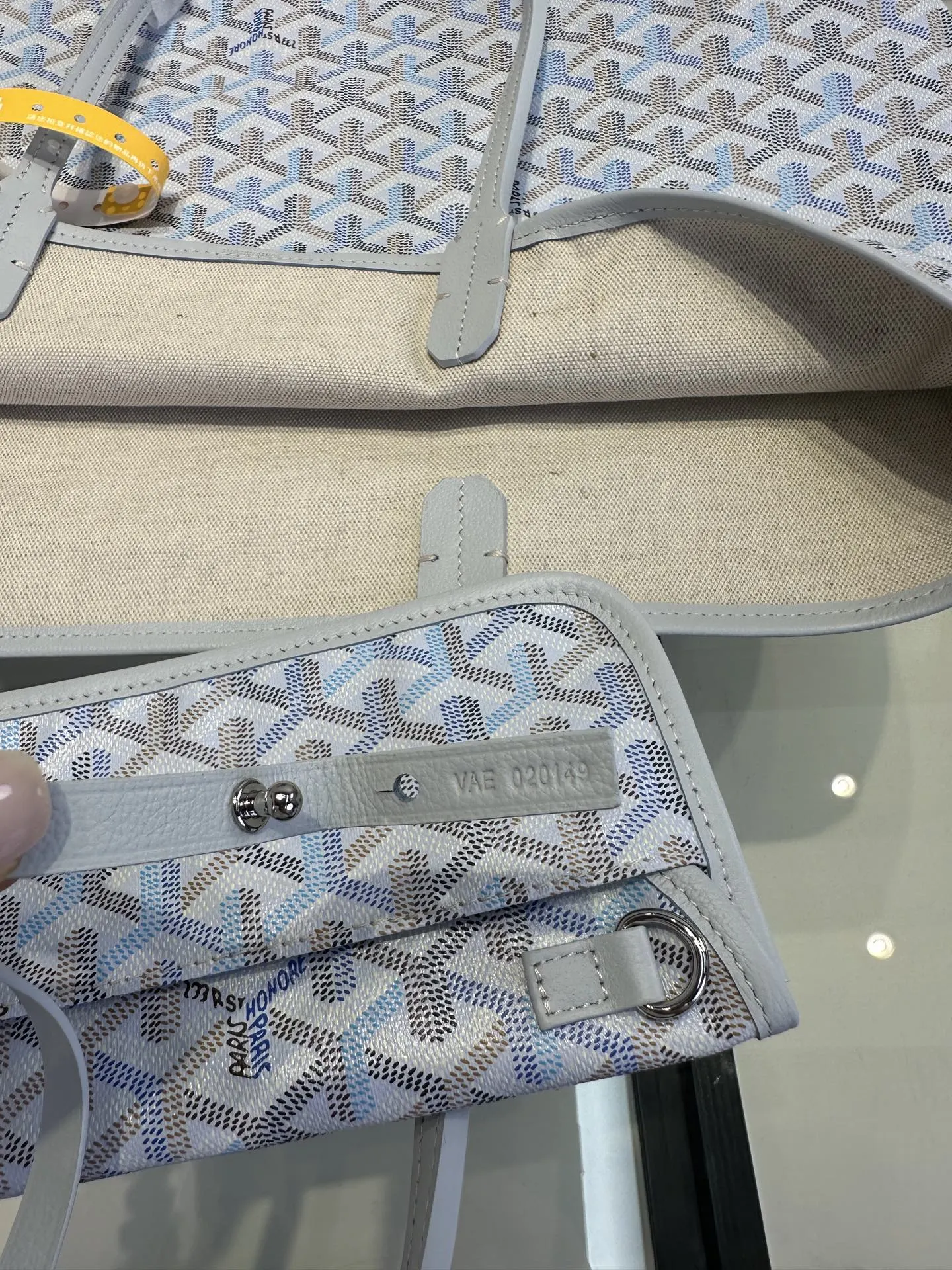 Goyard 戈雅 托特包购物袋 四季炫彩限定色 极地藍 大容量托特款