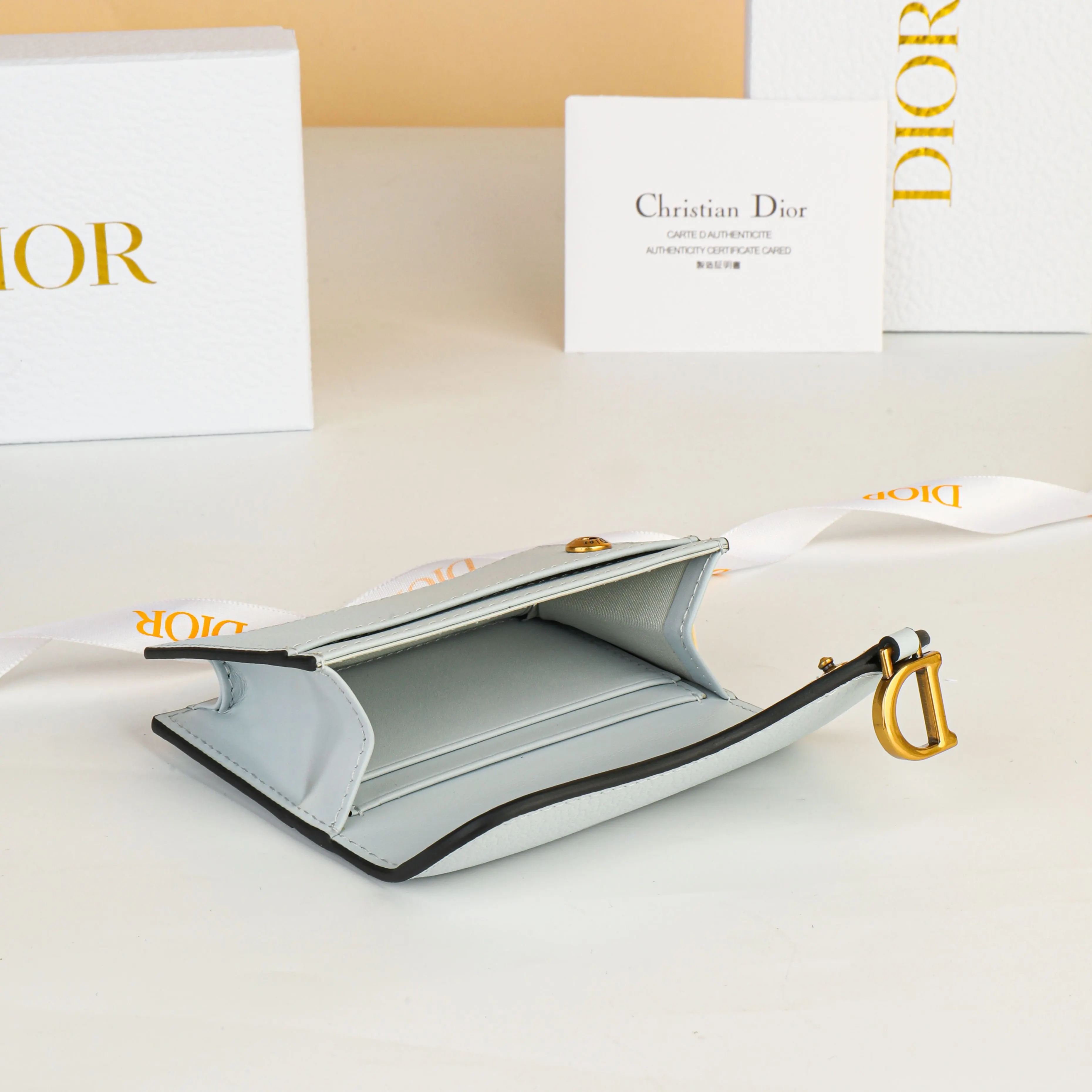 Dior Saddle 皮革 钱包