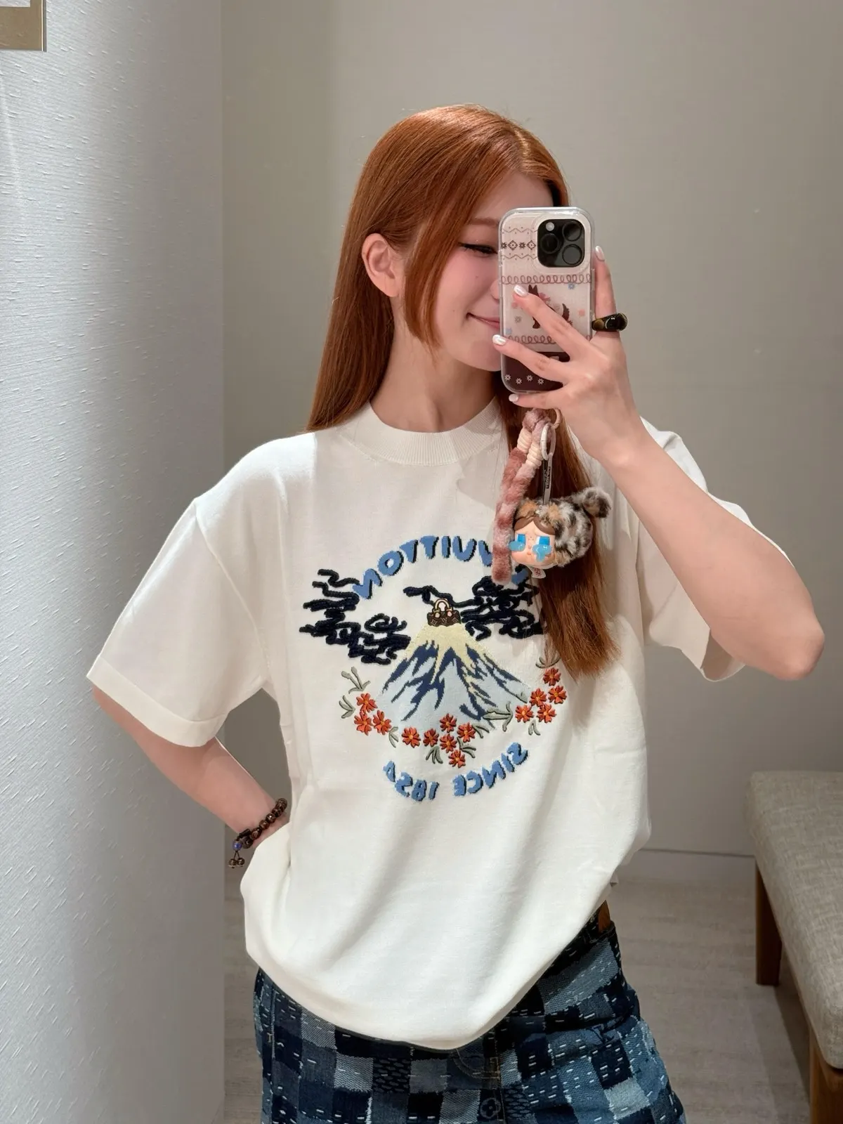 Louis Vuitton 刺绣 T恤 白色