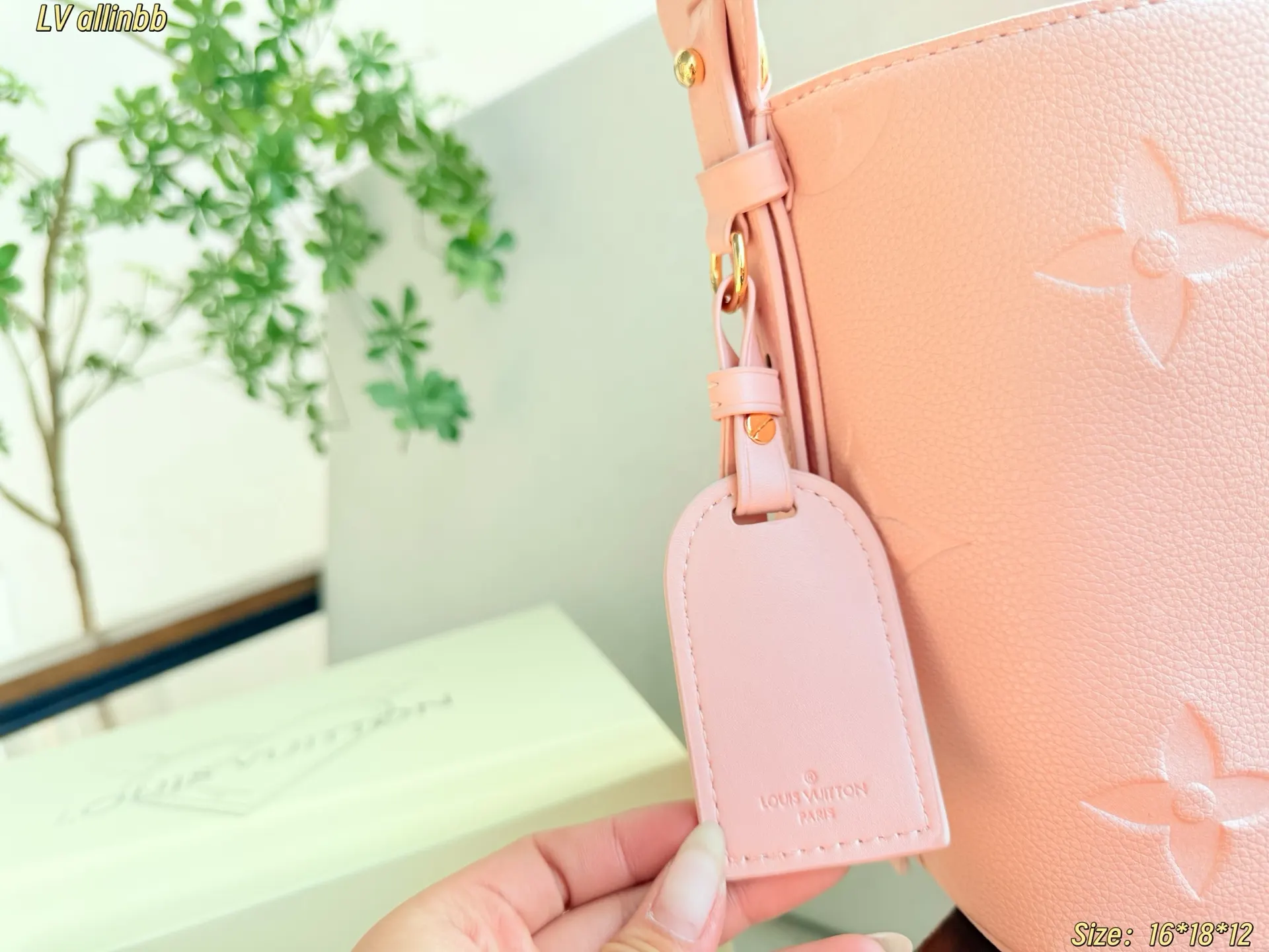 Louis Vuitton Pink Bucket Bag Casual