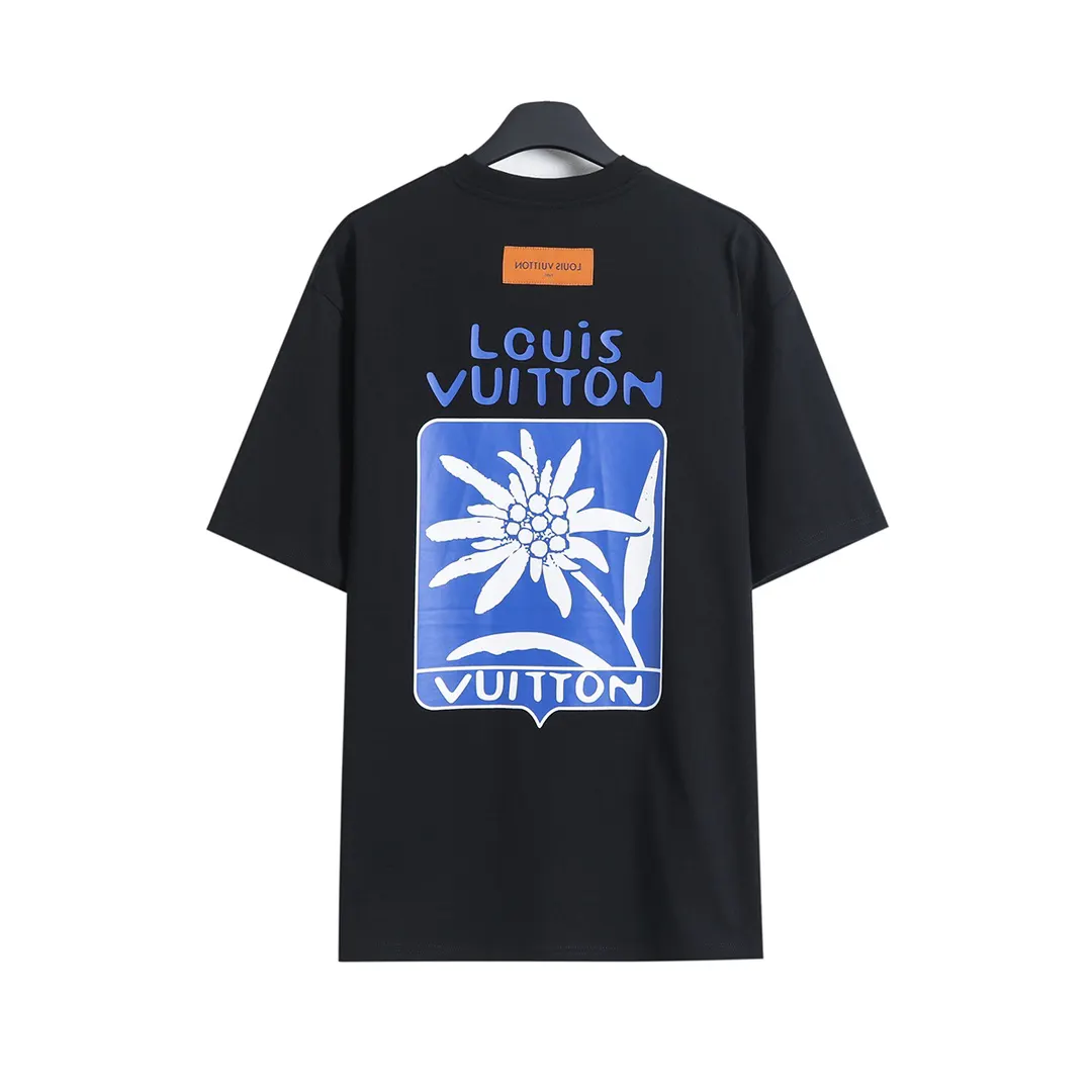 LV 26SS 印花 水洗 短袖T恤 休闲百搭款