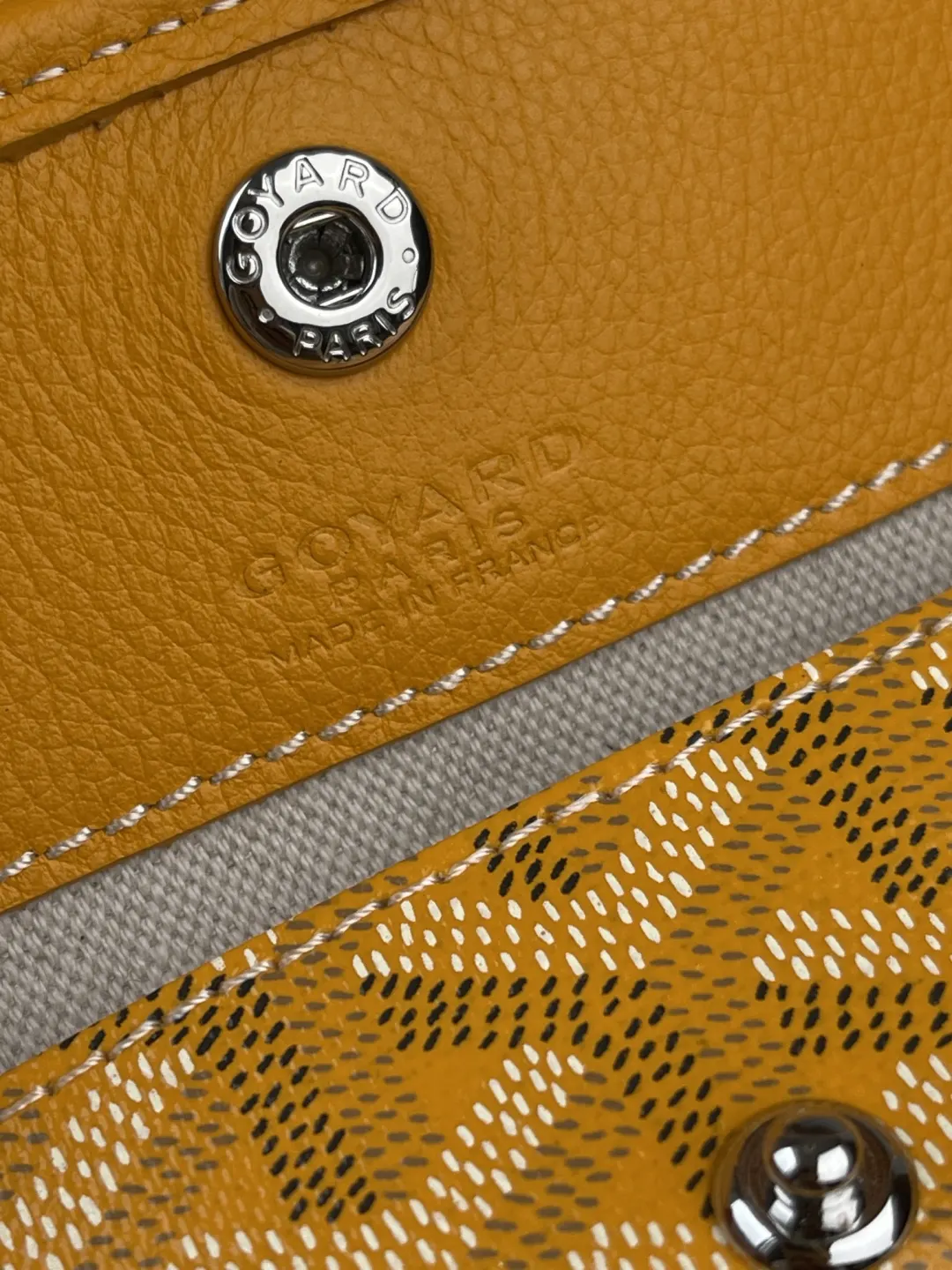 Goyard Hobo 黄色 腋下包 复古腋下背款