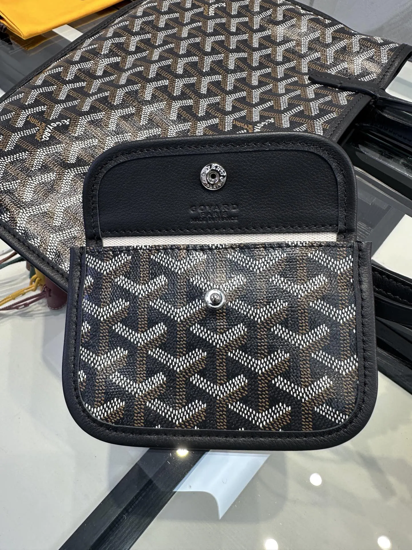 Goyard 黑色 小牛皮 托特包 大容量托特款