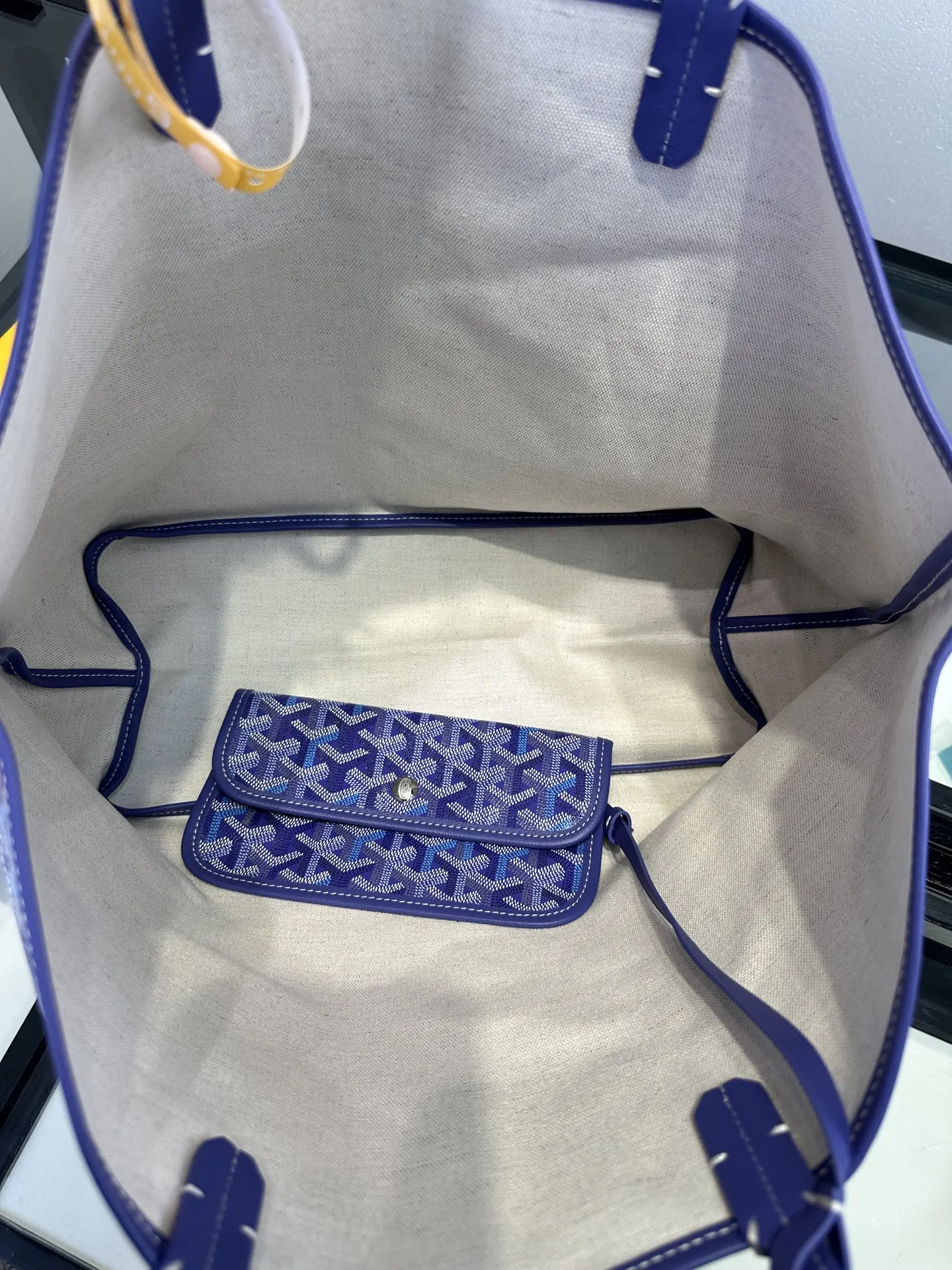Goyard 戈雅 托特包购物袋 四季炫彩限定色 蓝莓紫 大容量托特款