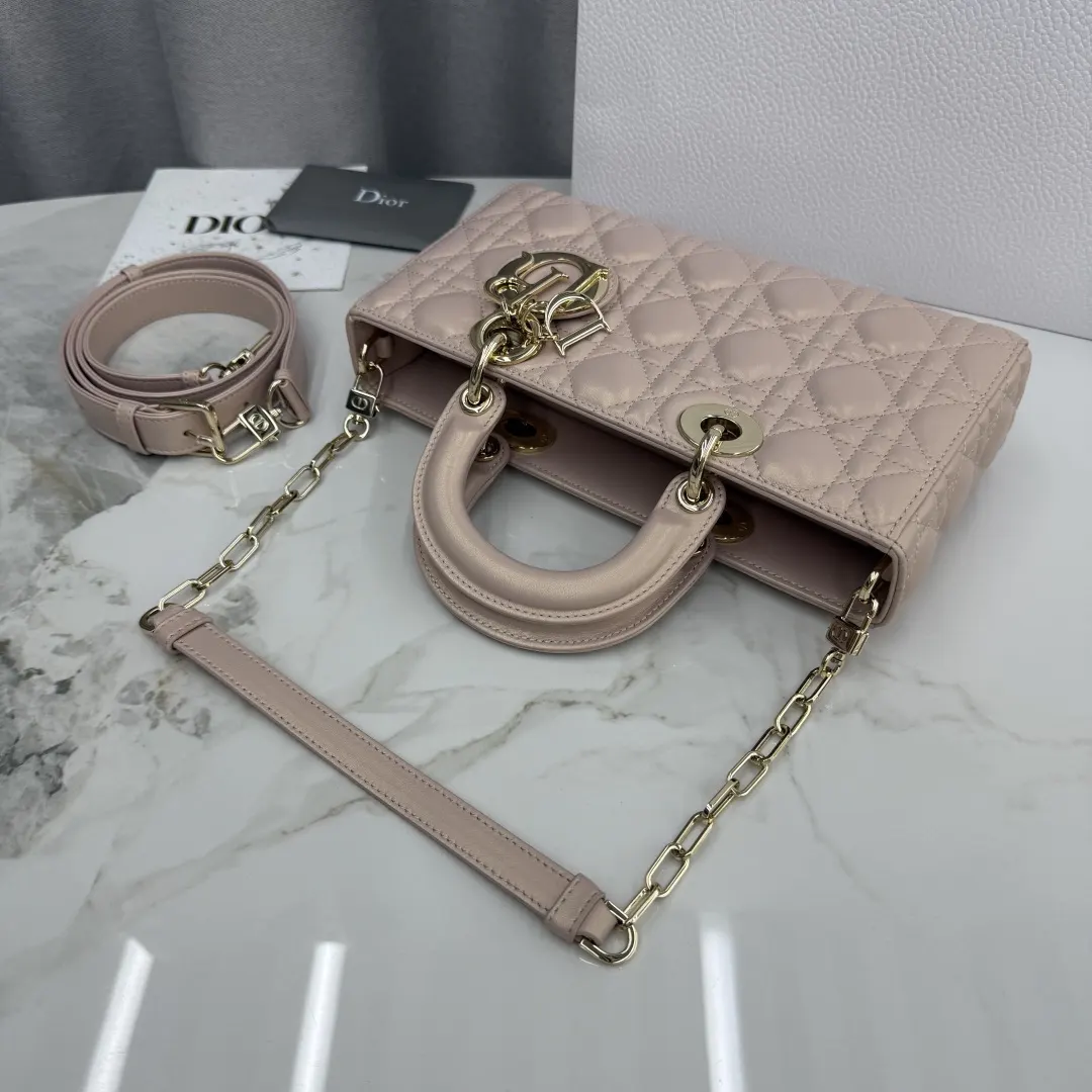 Dior D Joy 皮革链条包 手提斜挎